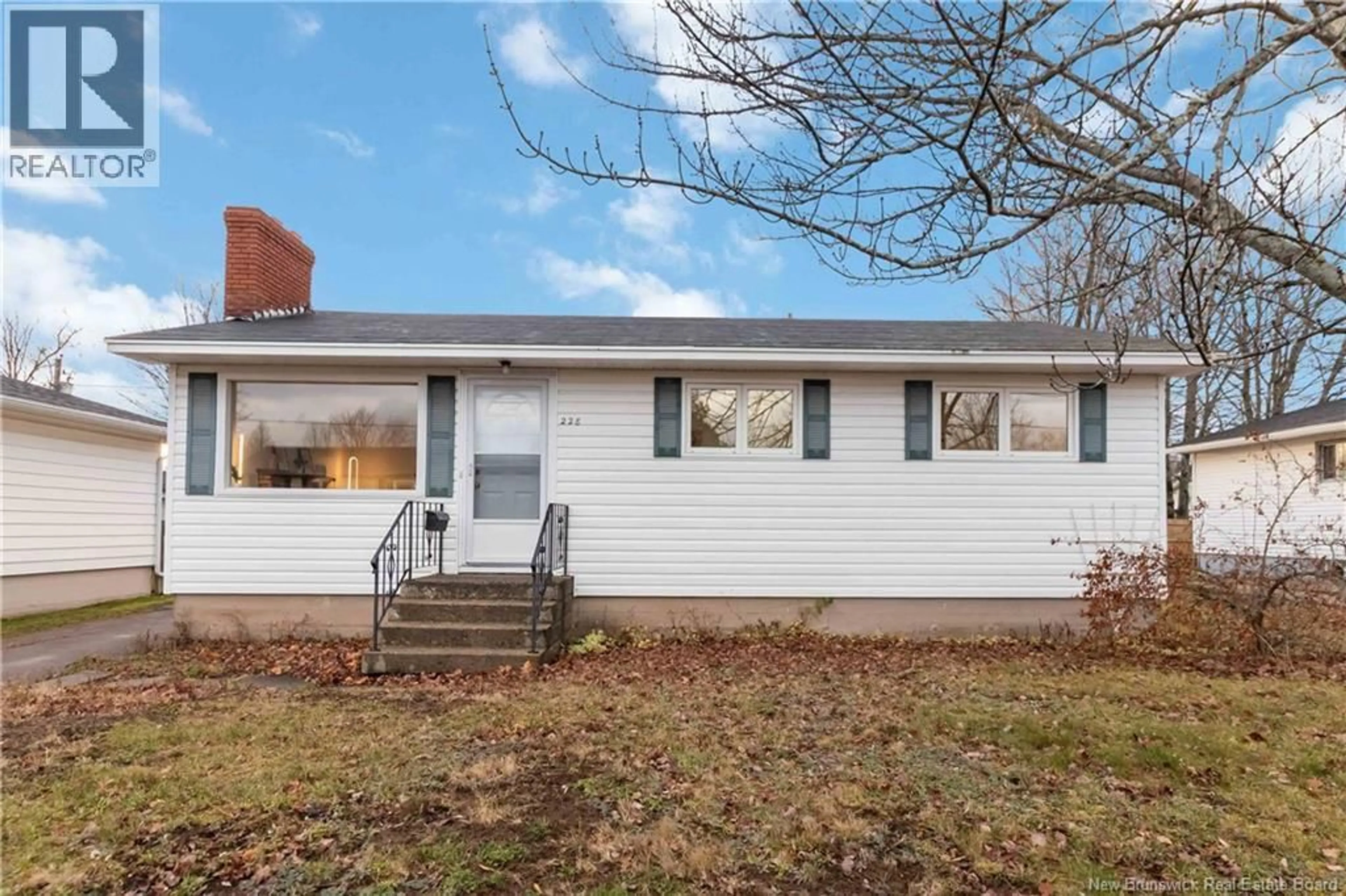 Home with vinyl exterior material, street for 228 COLE AVENUE, Moncton New Brunswick E1C8G3