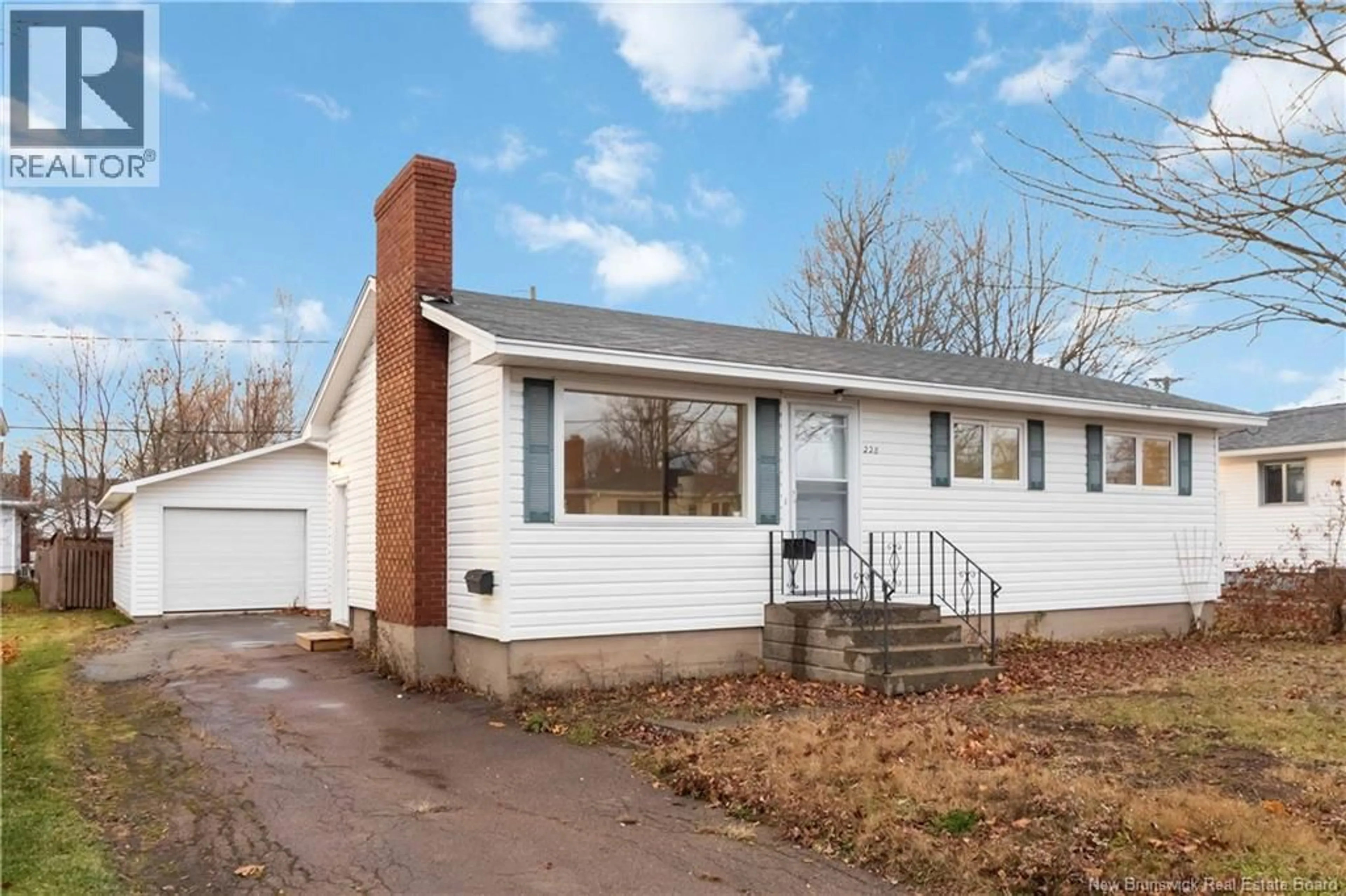 Home with vinyl exterior material, street for 228 COLE AVENUE, Moncton New Brunswick E1C8G3