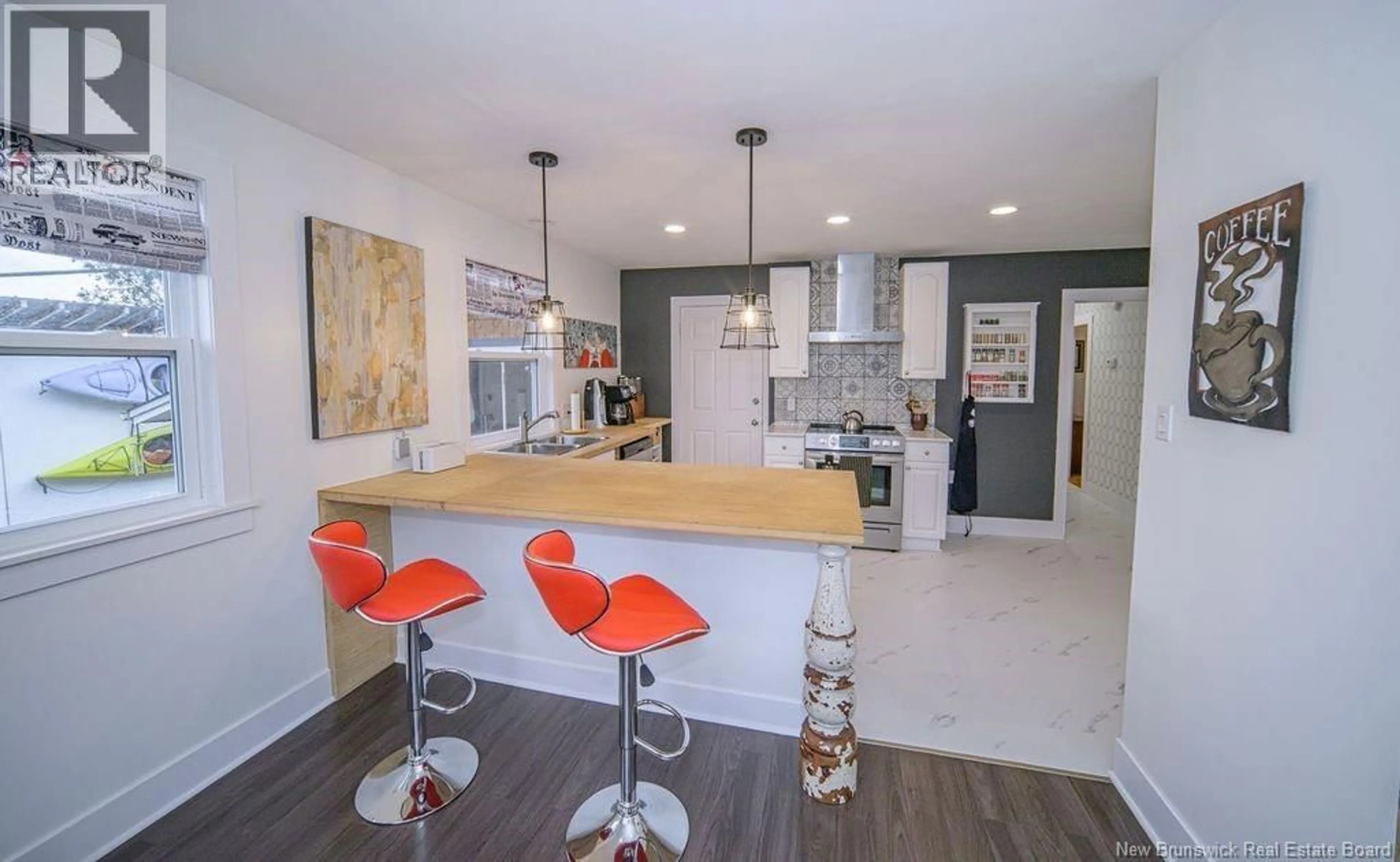 Contemporary kitchen, ceramic/tile floor for 361 CANADA STREET, Fredericton New Brunswick E3A4A3