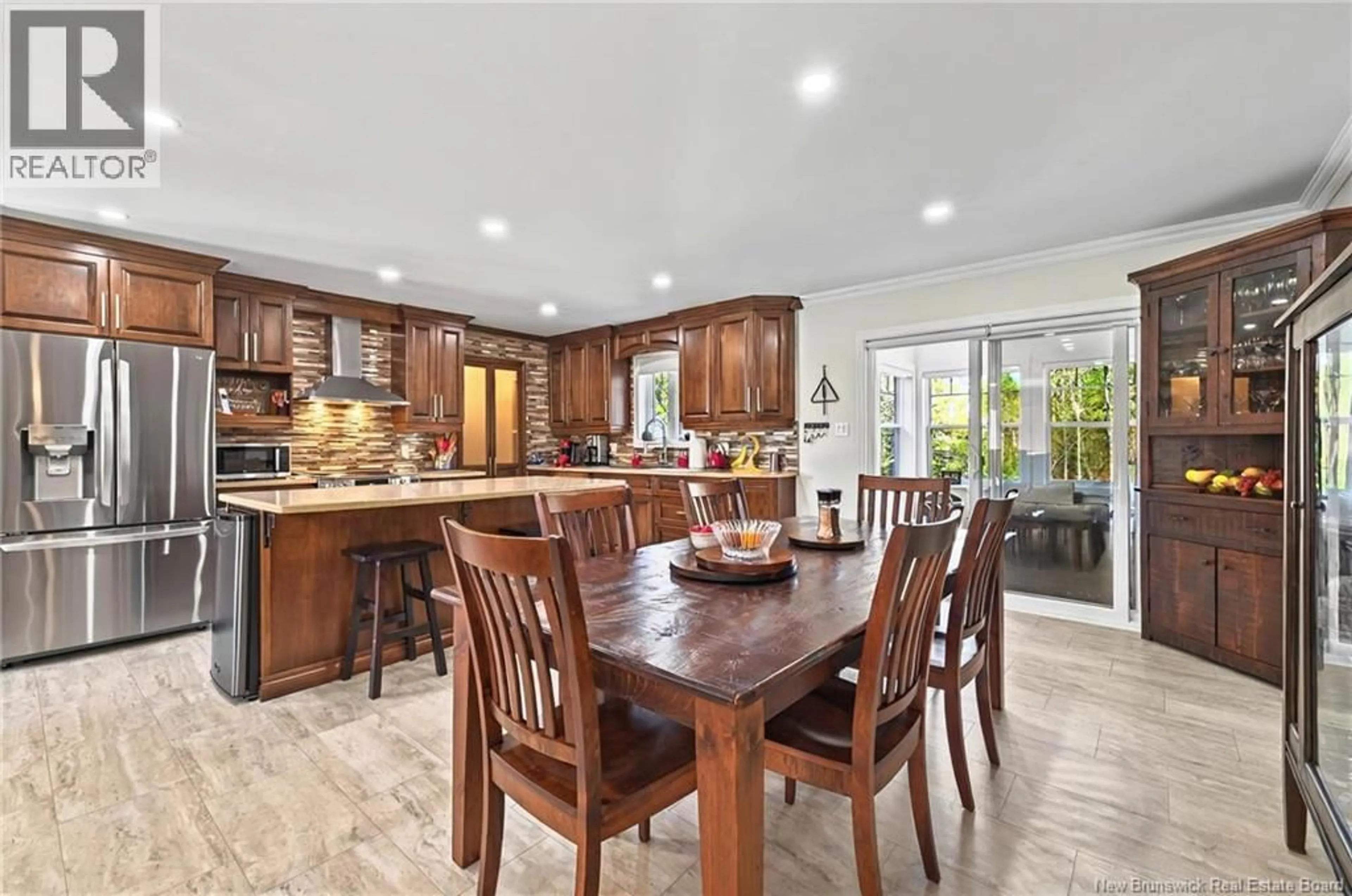 Open concept kitchen, unknown for 593 DRAPEAU CHEMIN, Balmoral New Brunswick E8E1K5