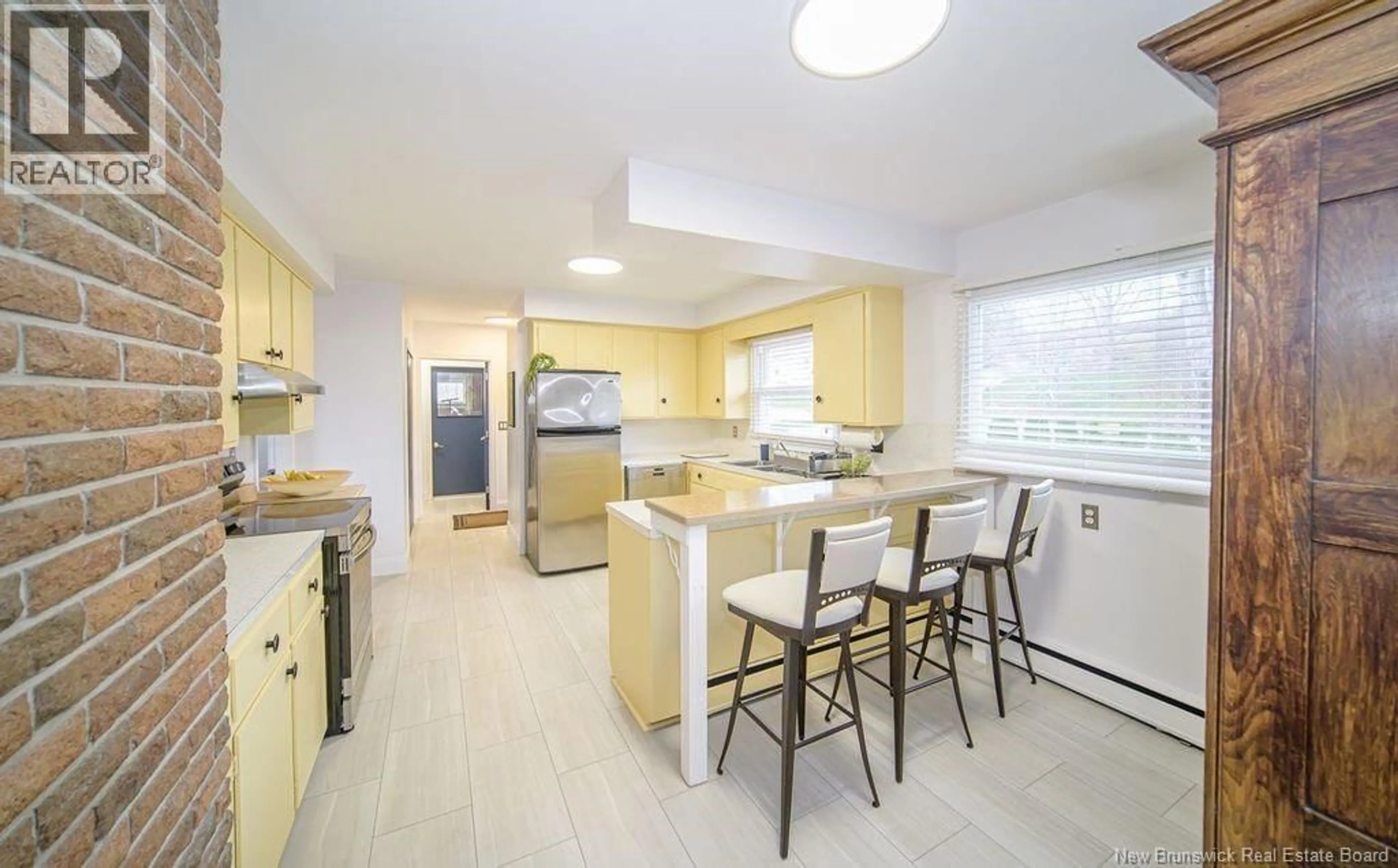Open concept kitchen, ceramic/tile floor for 31 FOREST ACRES COURT, Fredericton New Brunswick E3B4L2
