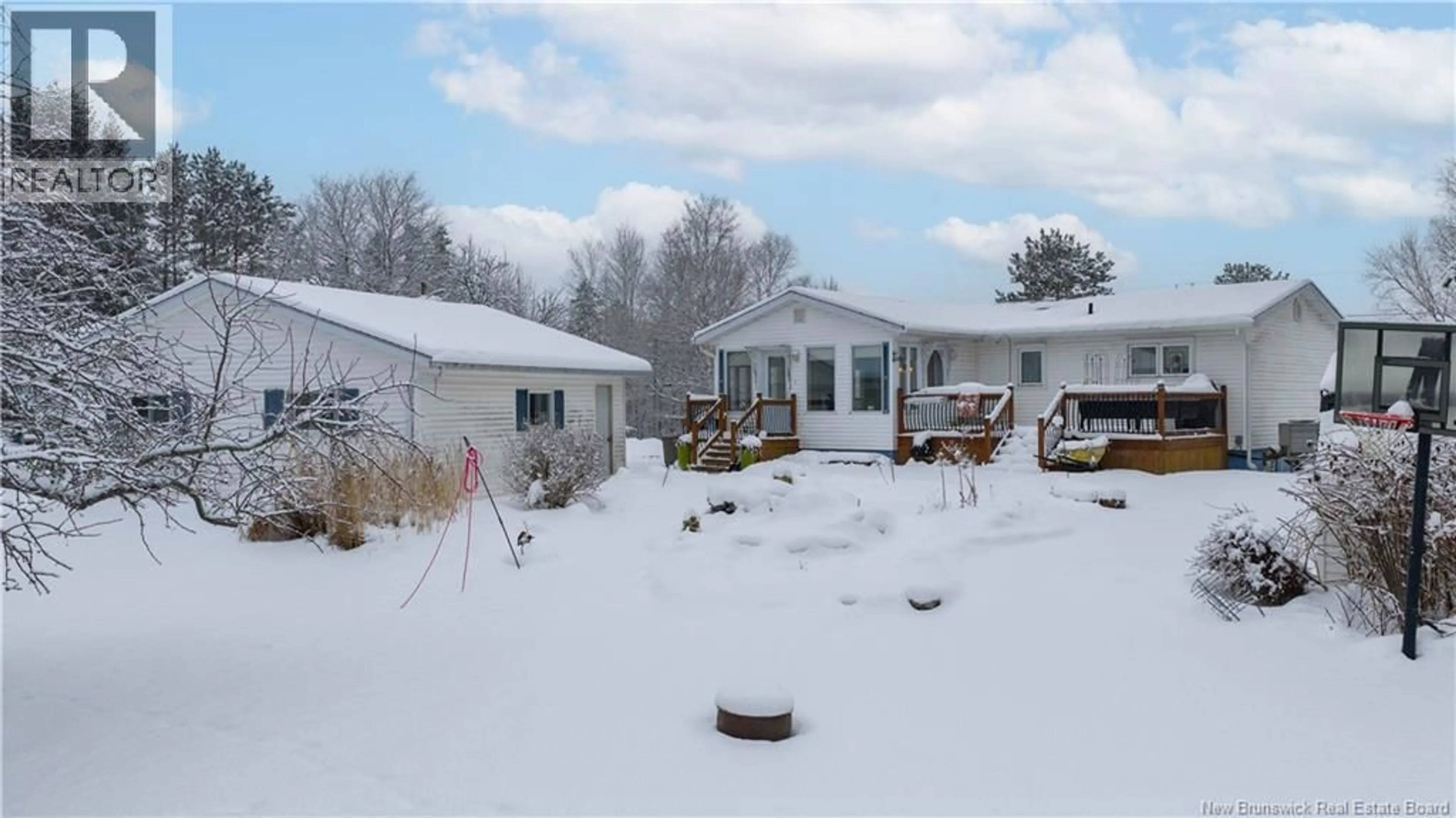 A pic from outside/outdoor area/front of a property/back of a property/a pic from drone, street for 13 COUGLE ROAD, Sussex Corner New Brunswick E5P3N6