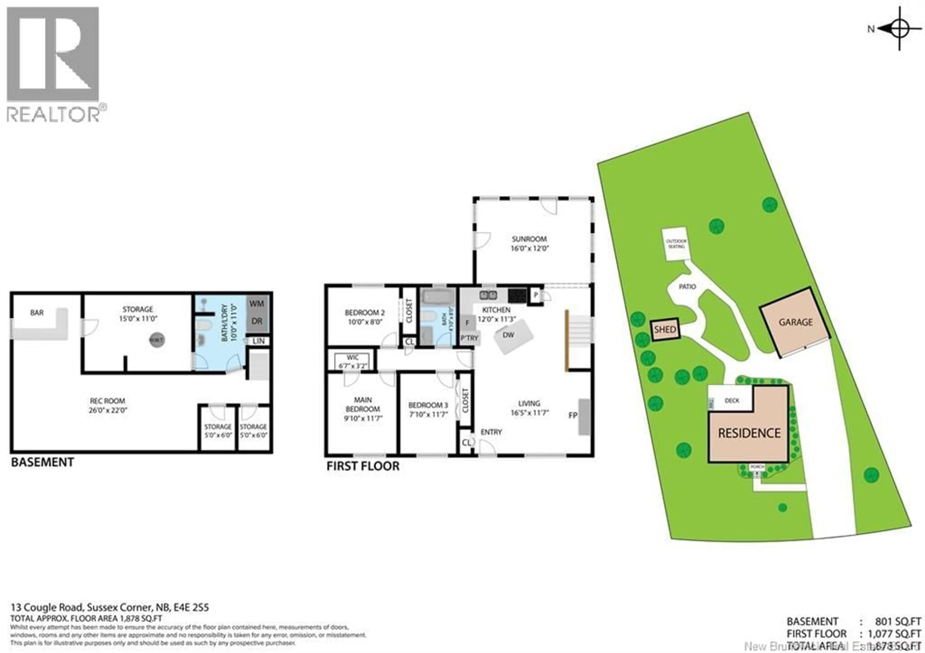 Floor plan for 13 COUGLE ROAD, Sussex Corner New Brunswick E5P3N6
