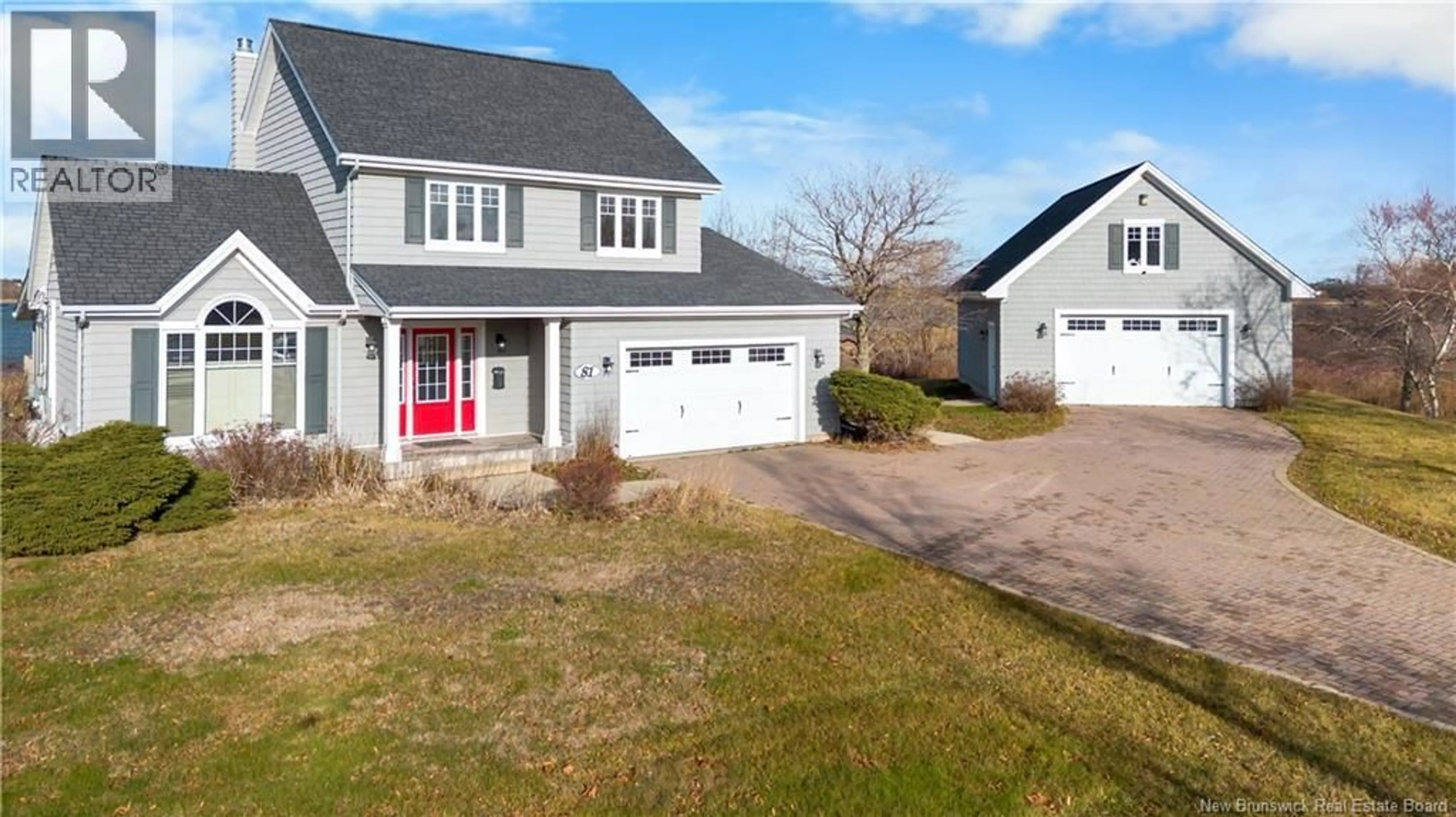 A pic from outside/outdoor area/front of a property/back of a property/a pic from drone, street for 81 ROUTE 305, Haut-Lamèque New Brunswick E8T3M1