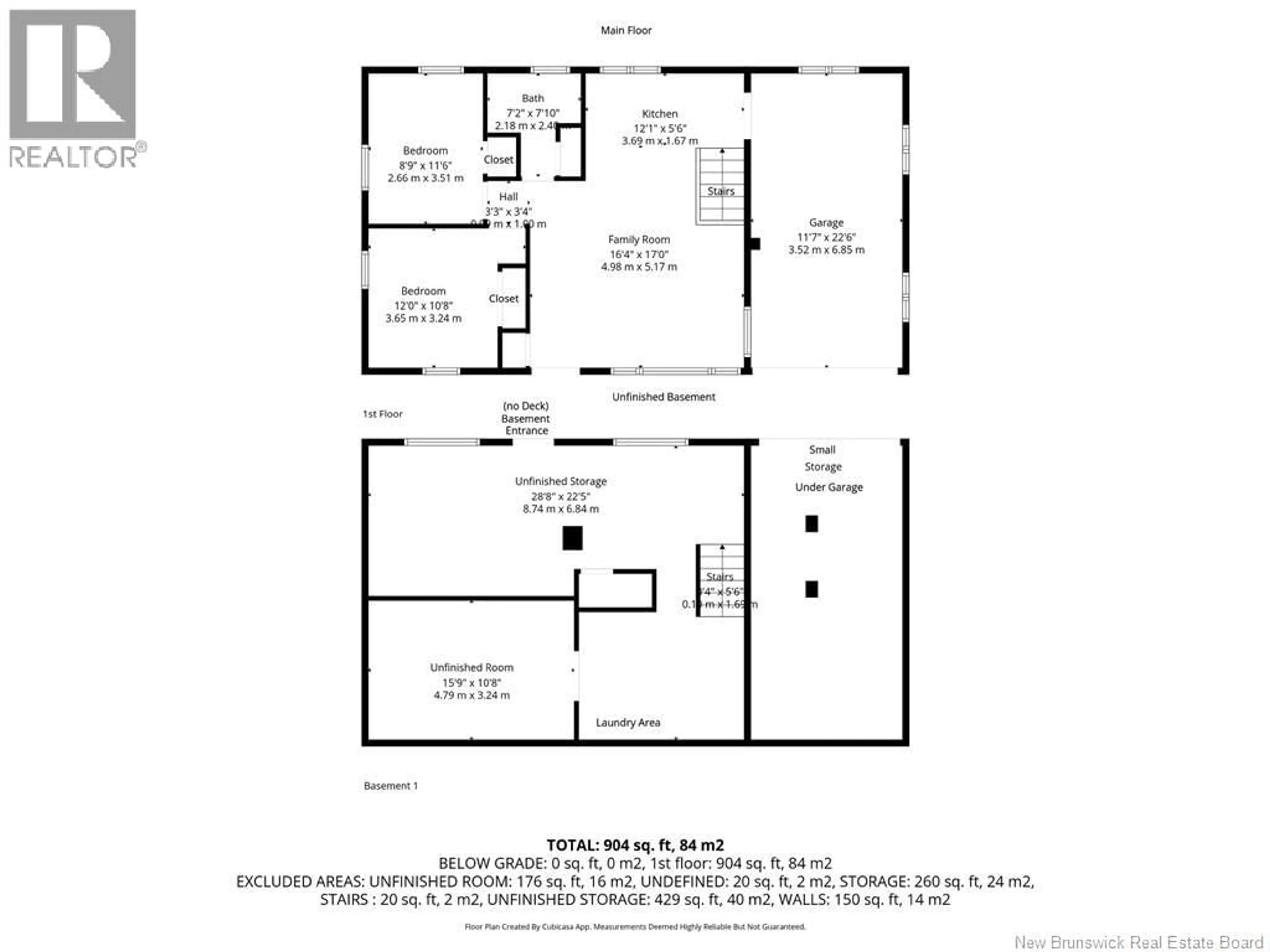 Floor plan for 369 ADELAIDE STREET, Dalhousie New Brunswick E8C1B3