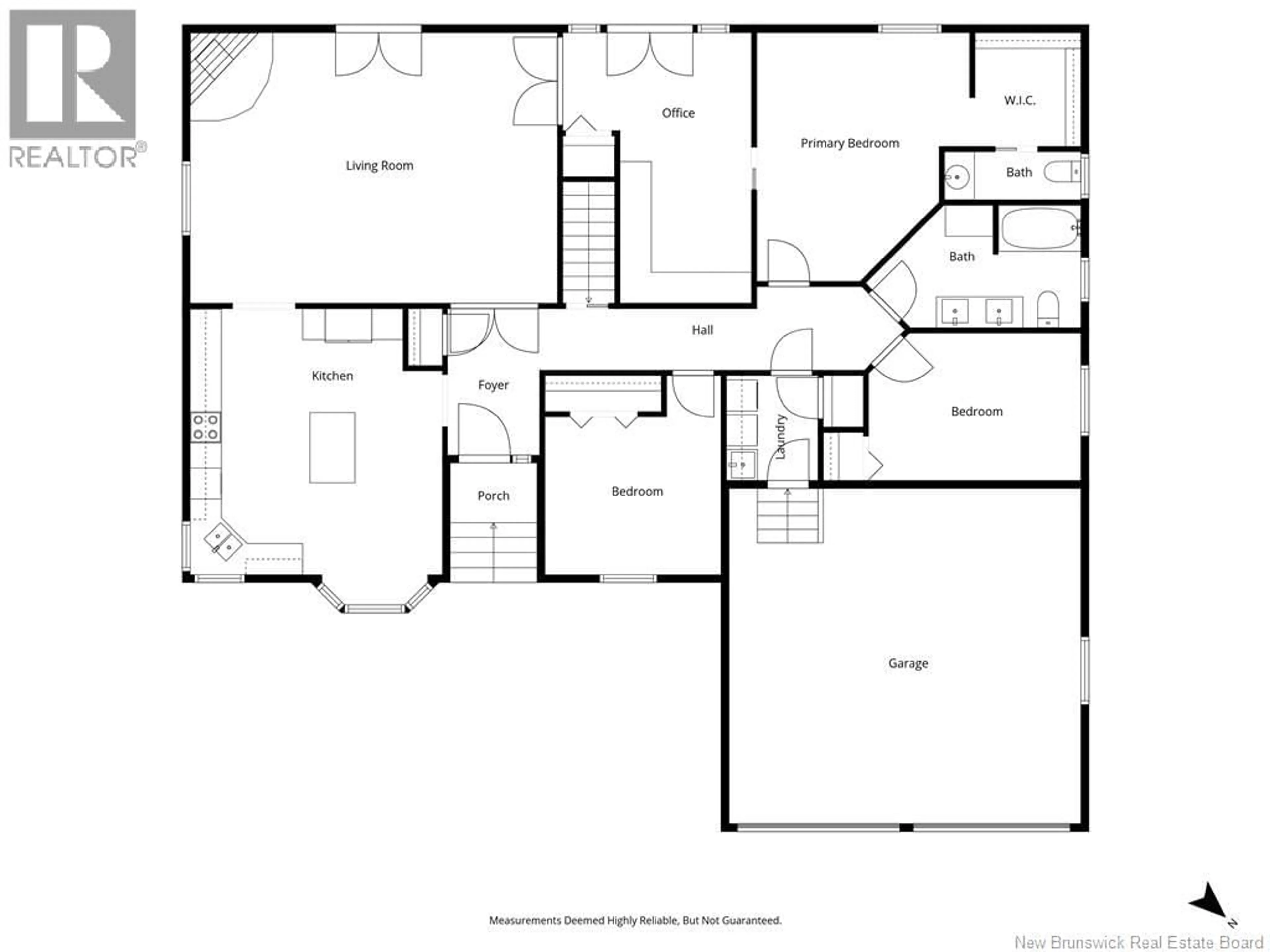 Floor plan for 18 FLAM, Miramichi New Brunswick E1N3Y8