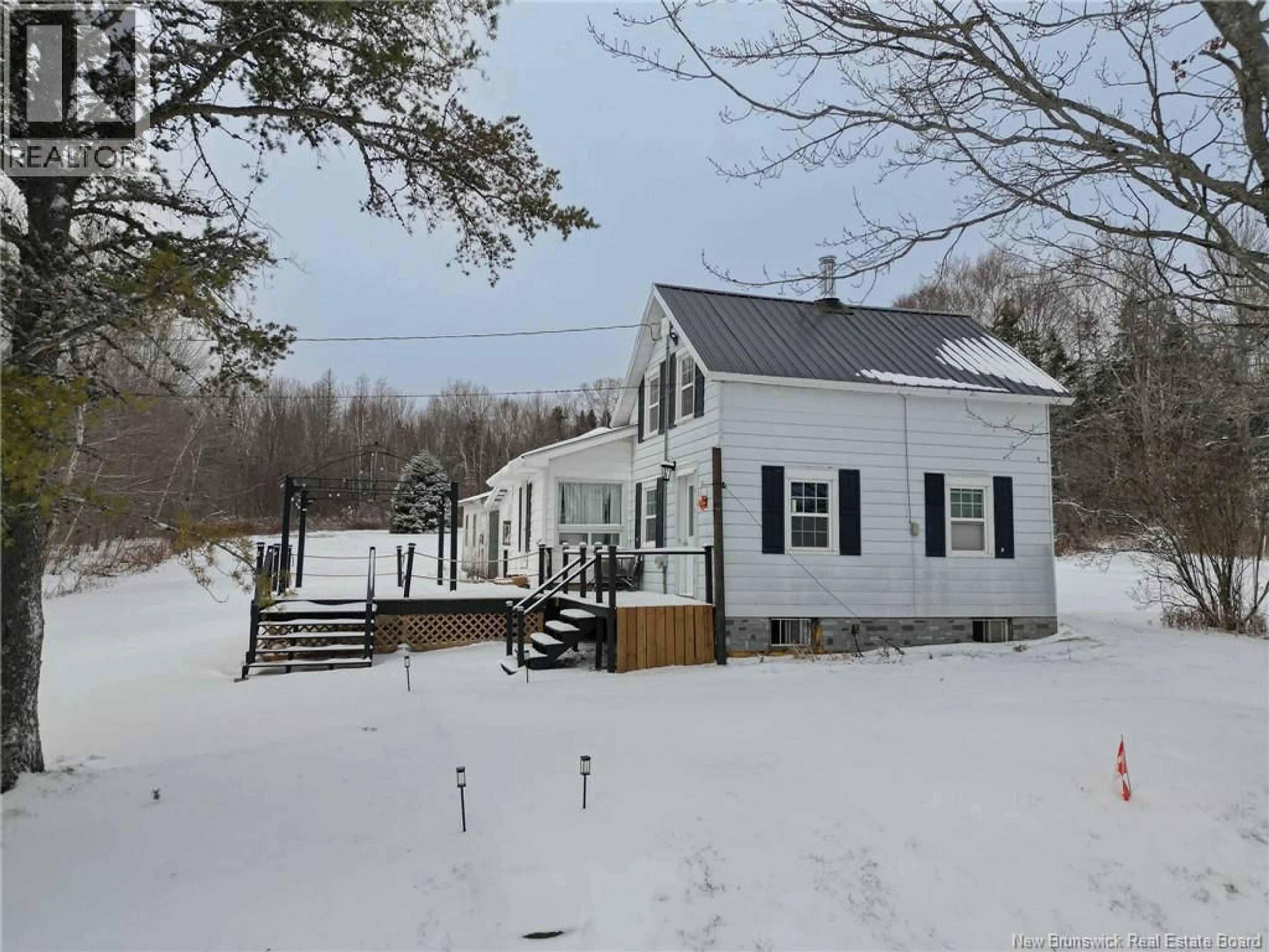 A pic from outside/outdoor area/front of a property/back of a property/a pic from drone, unknown for 3222 ROUTE 104, Upper Hainesville New Brunswick E6E1J1