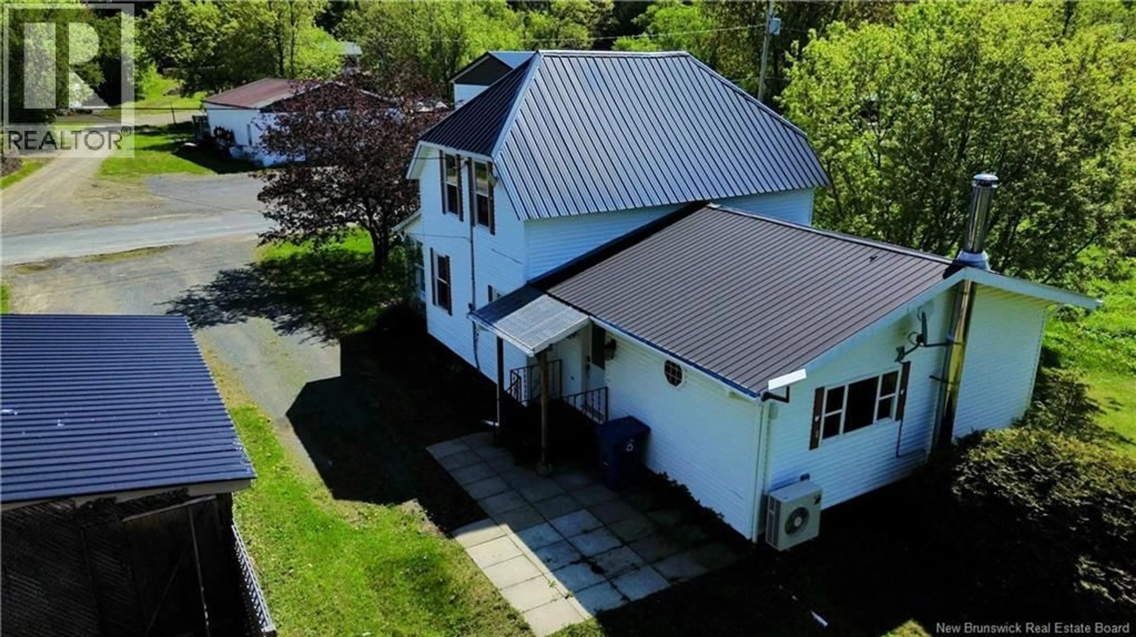 A pic from outside/outdoor area/front of a property/back of a property/a pic from drone, building for 205 UPPER KENT ROAD, Upper Kent New Brunswick E7J2E3