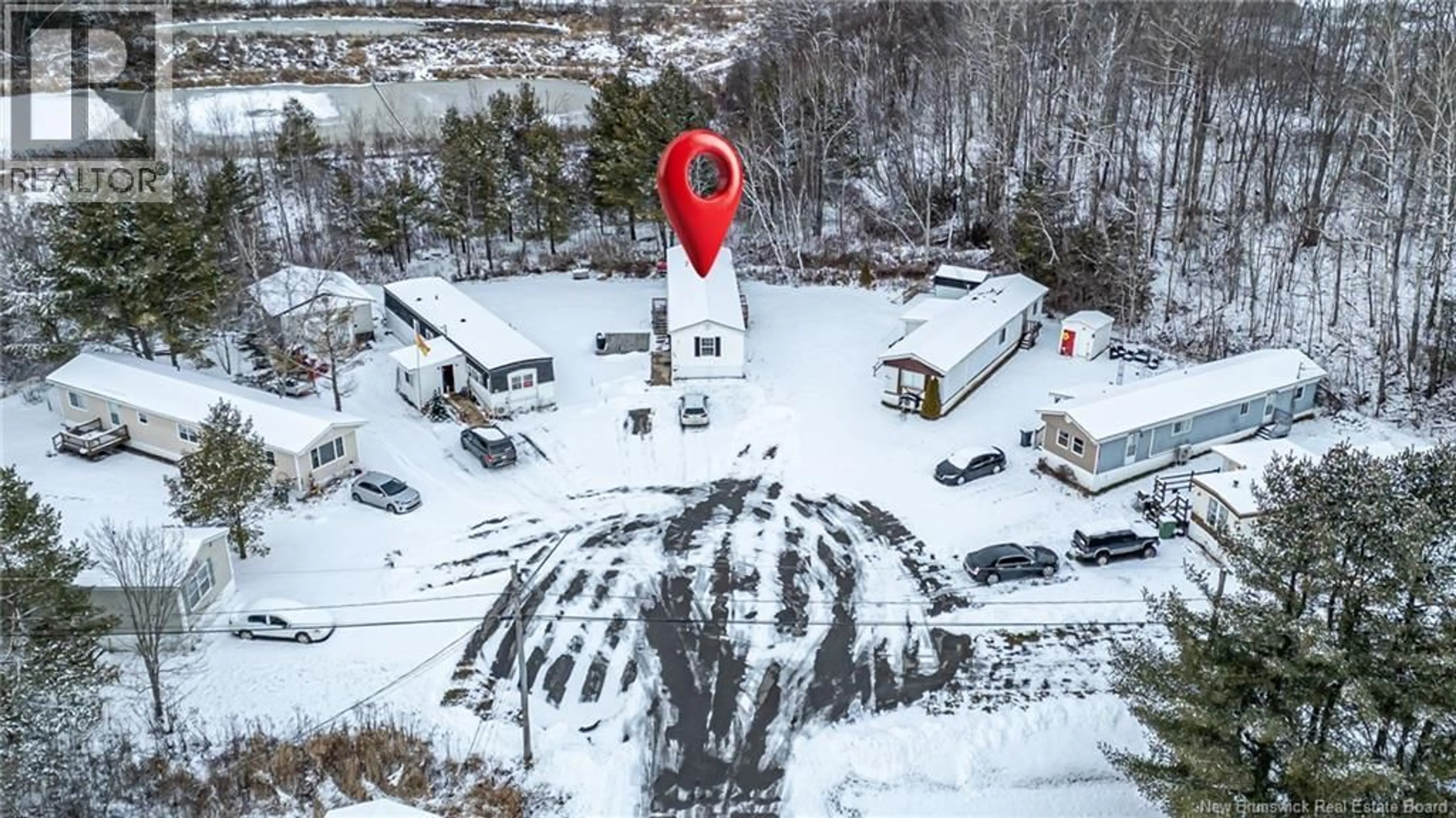 A pic from outside/outdoor area/front of a property/back of a property/a pic from drone, unknown for 23 GREYSTONE COURT, Fredericton New Brunswick E3B6R5