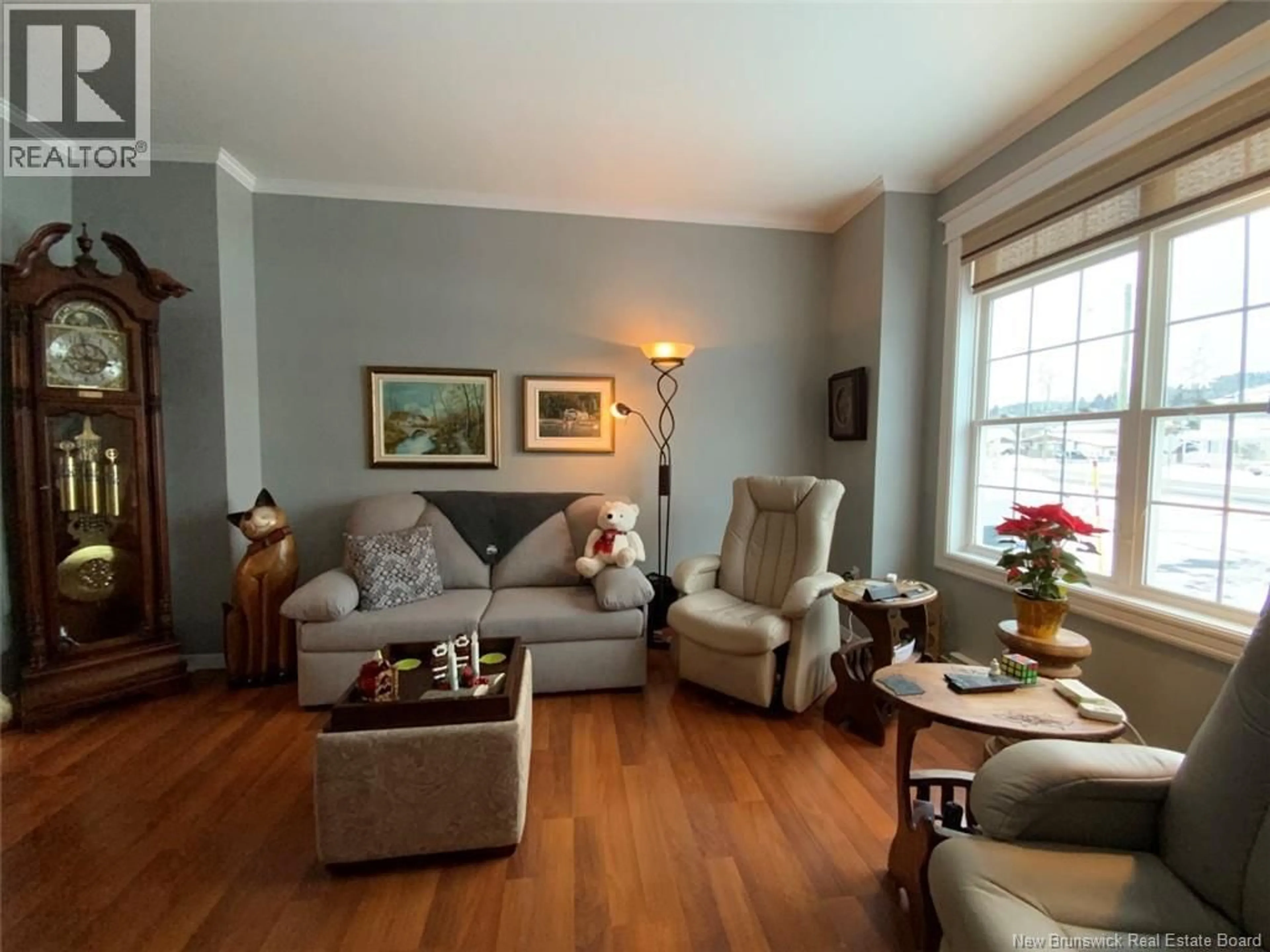 Living room with furniture, wood/laminate floor for 12 PRINCIPALE STREET, Saint-Basile New Brunswick E7C2E1