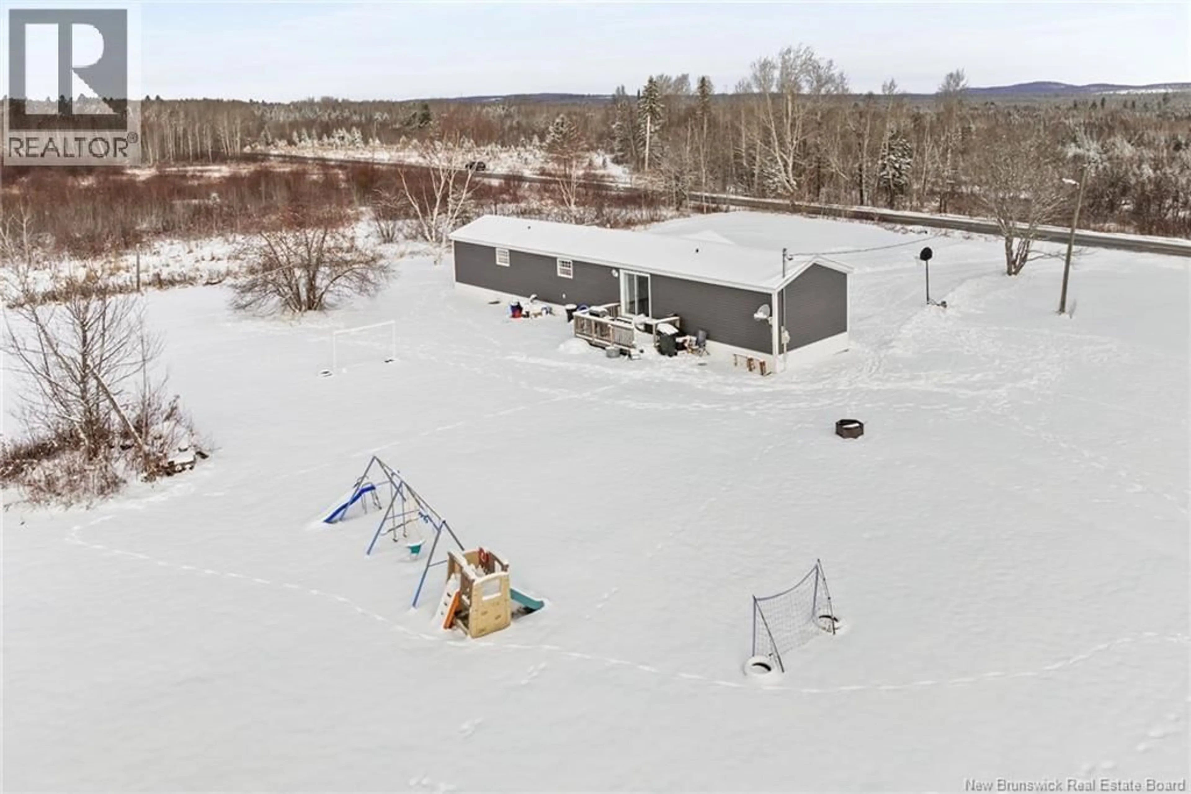 A pic from outside/outdoor area/front of a property/back of a property/a pic from drone, building for 1379 ROUTE 585, Clarkville New Brunswick E6E1P6