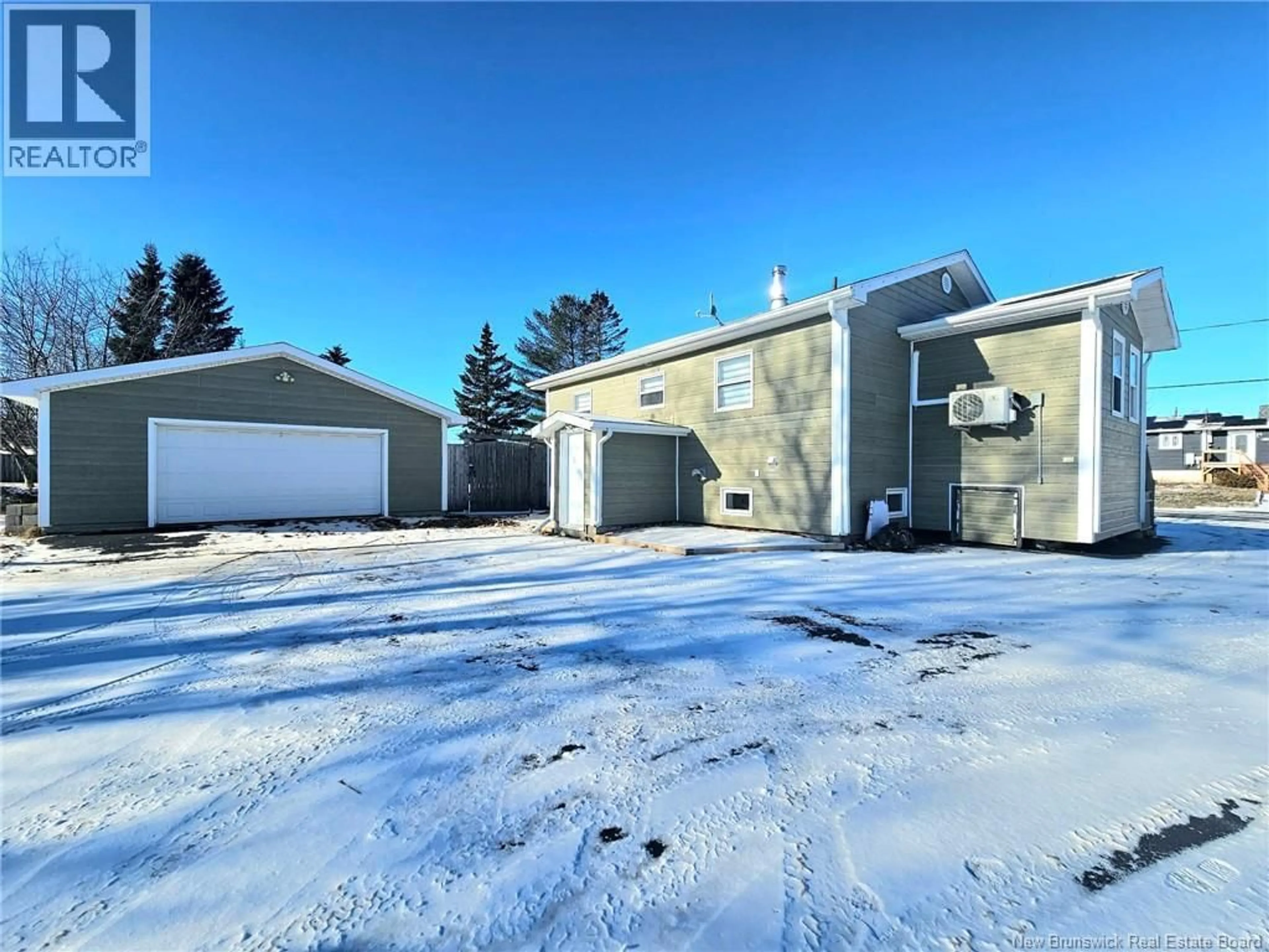 A pic from outside/outdoor area/front of a property/back of a property/a pic from drone, street for 239 GODIN, Beresford New Brunswick E8K1T4