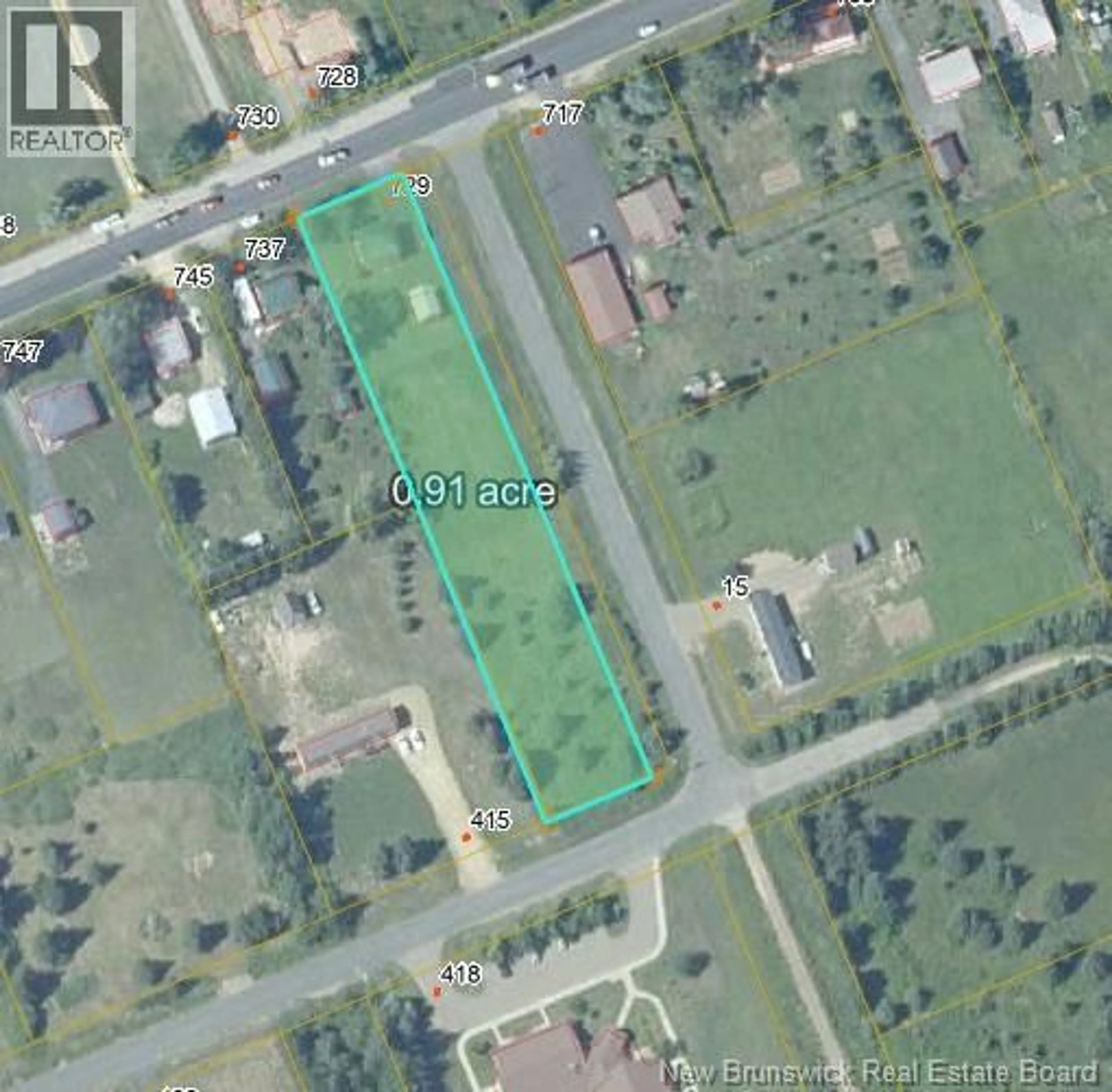 Picture of a map for 729 SAINT-JOSEPH, Saint-Léolin New Brunswick E8N2N3