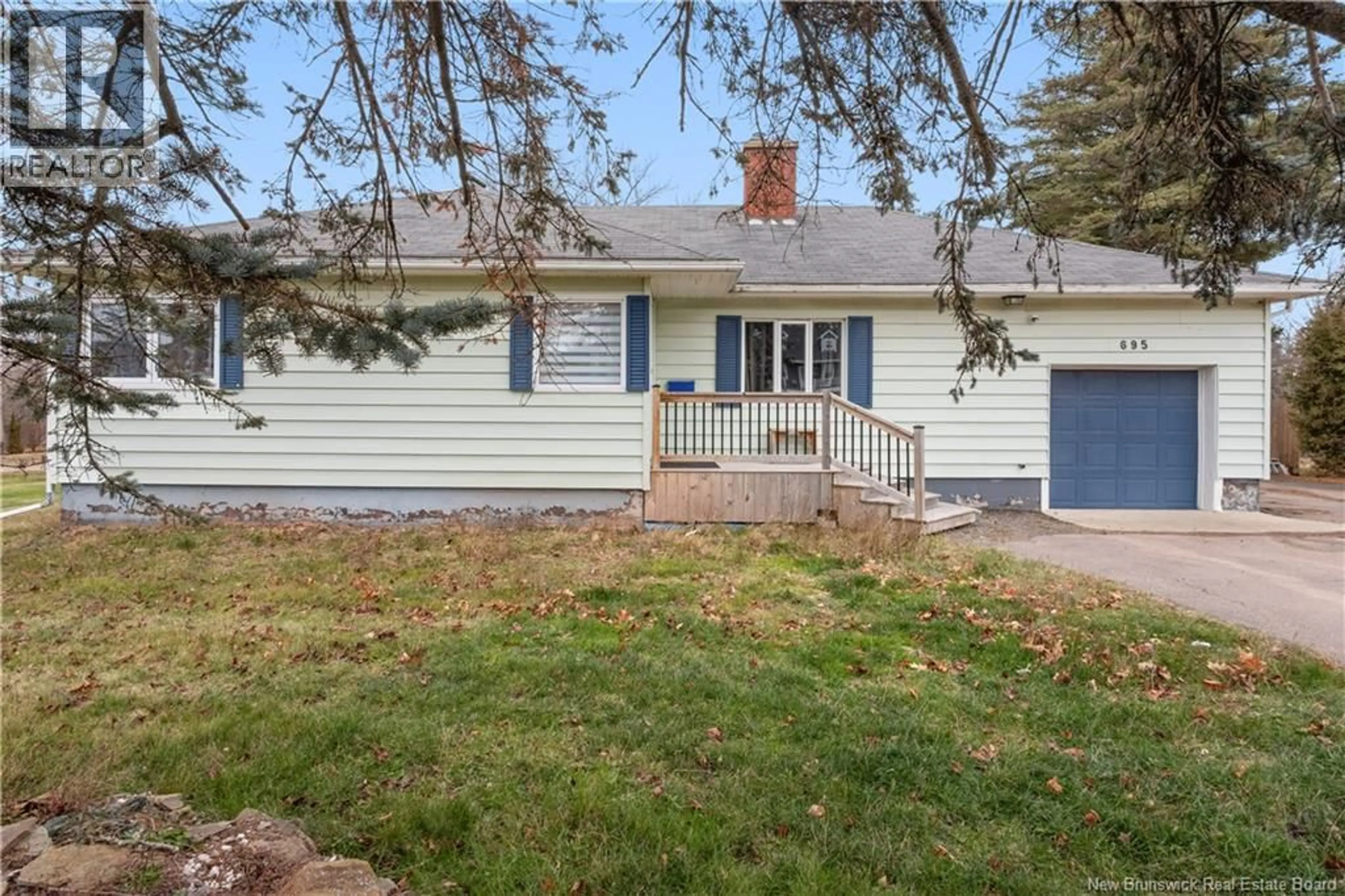 Home with vinyl exterior material, street for 695 HILLSBOROUGH ROAD, Riverview New Brunswick E1B3W1