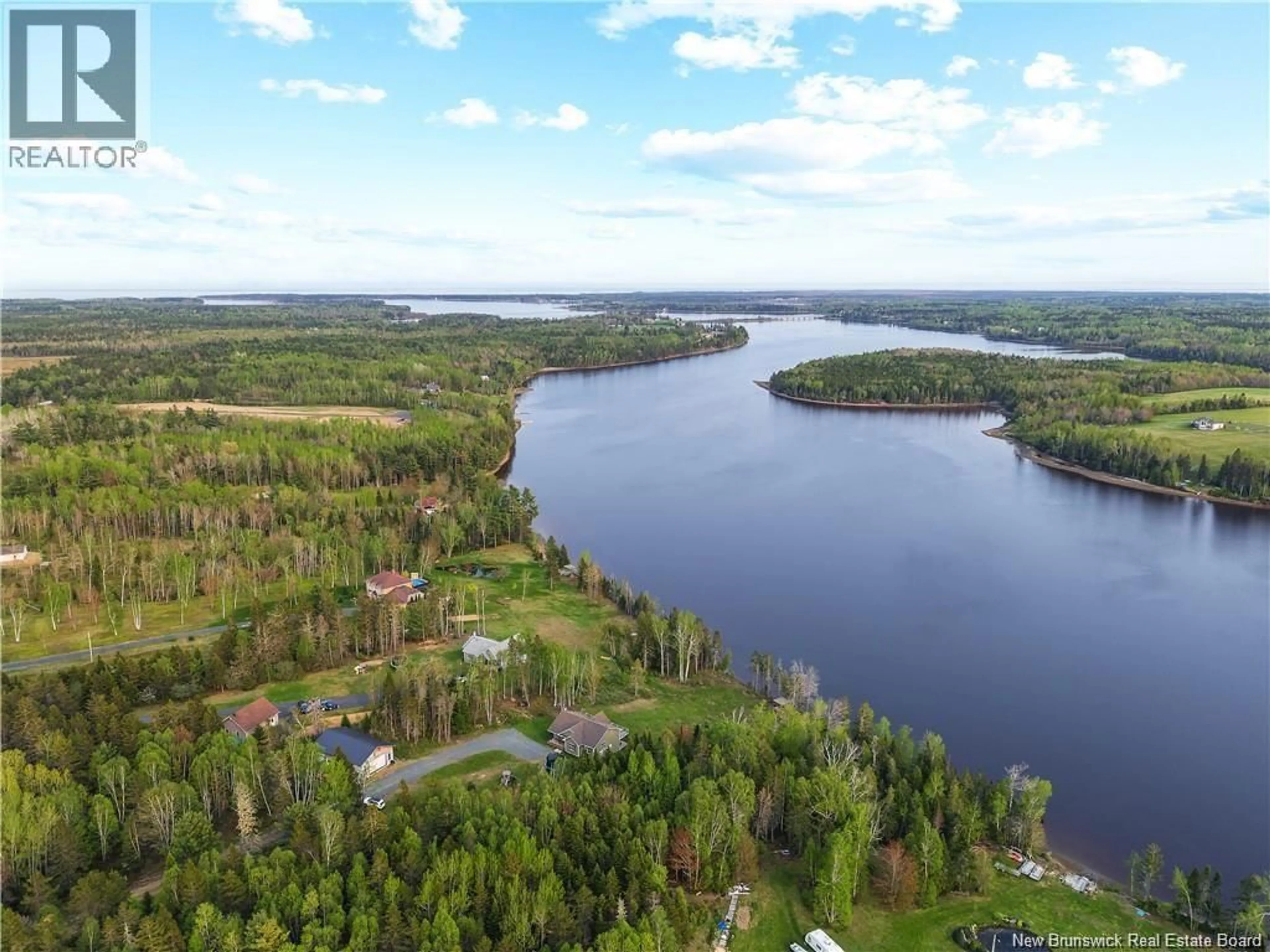 A pic from outside/outdoor area/front of a property/back of a property/a pic from drone, water/lake/river/ocean view for 1978 ROUTE 460, Tabusintac New Brunswick E9H1E1