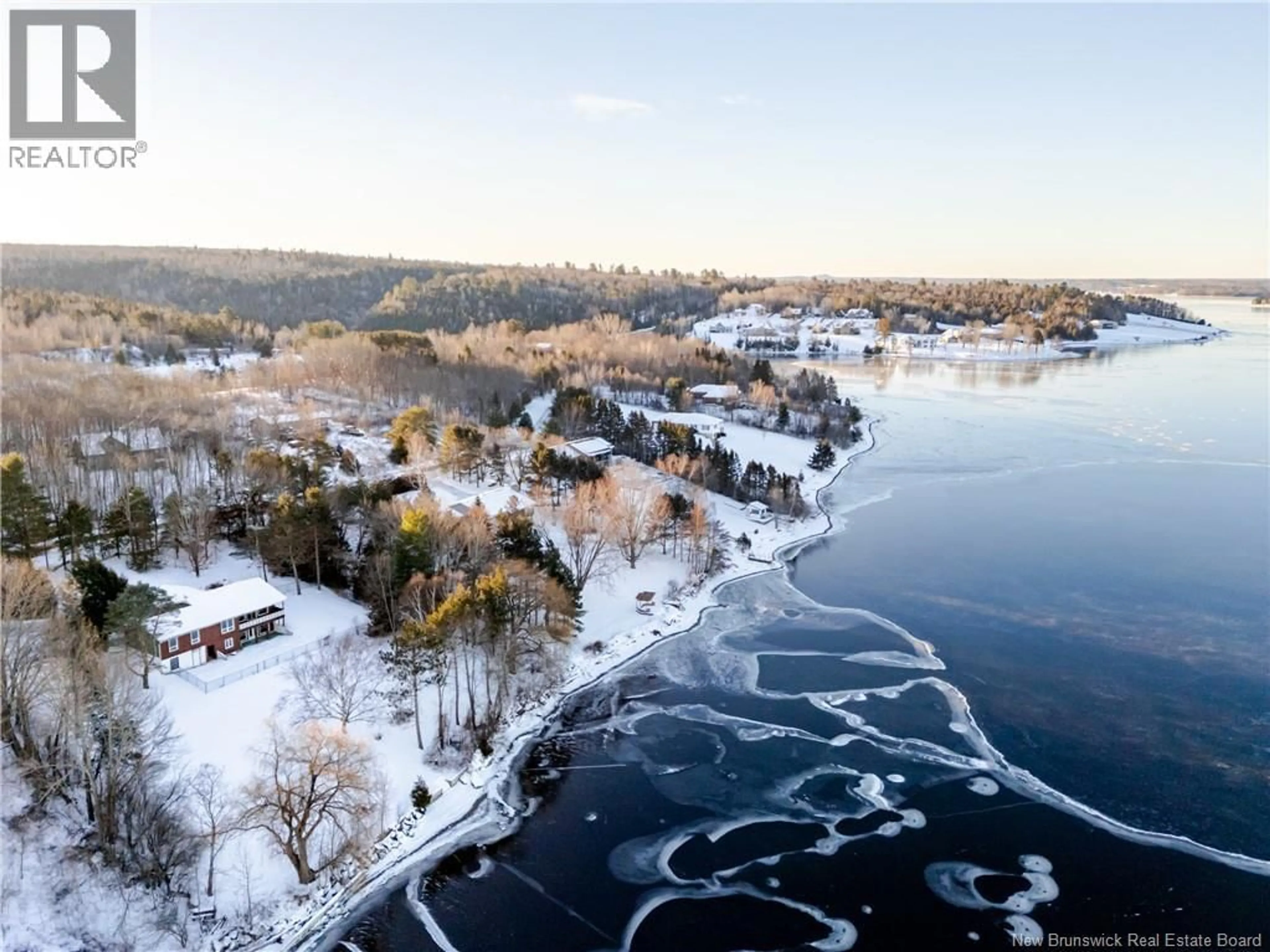 A pic from outside/outdoor area/front of a property/back of a property/a pic from drone, water/lake/river/ocean view for 4 ROCKLAND ROAD, Upper Kingsclear New Brunswick E3E1N7