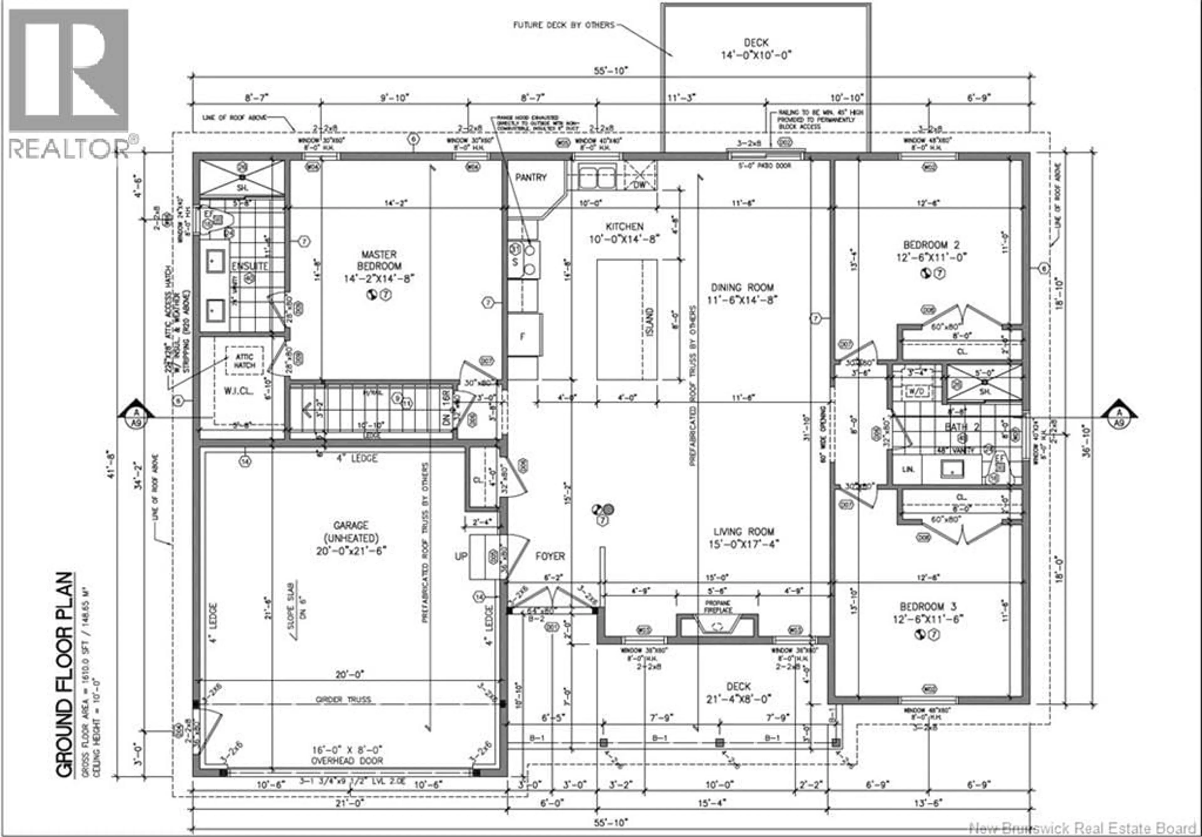 Floor plan for 3 EXECUTIVE DRIVE, Hampton New Brunswick E5N5J7