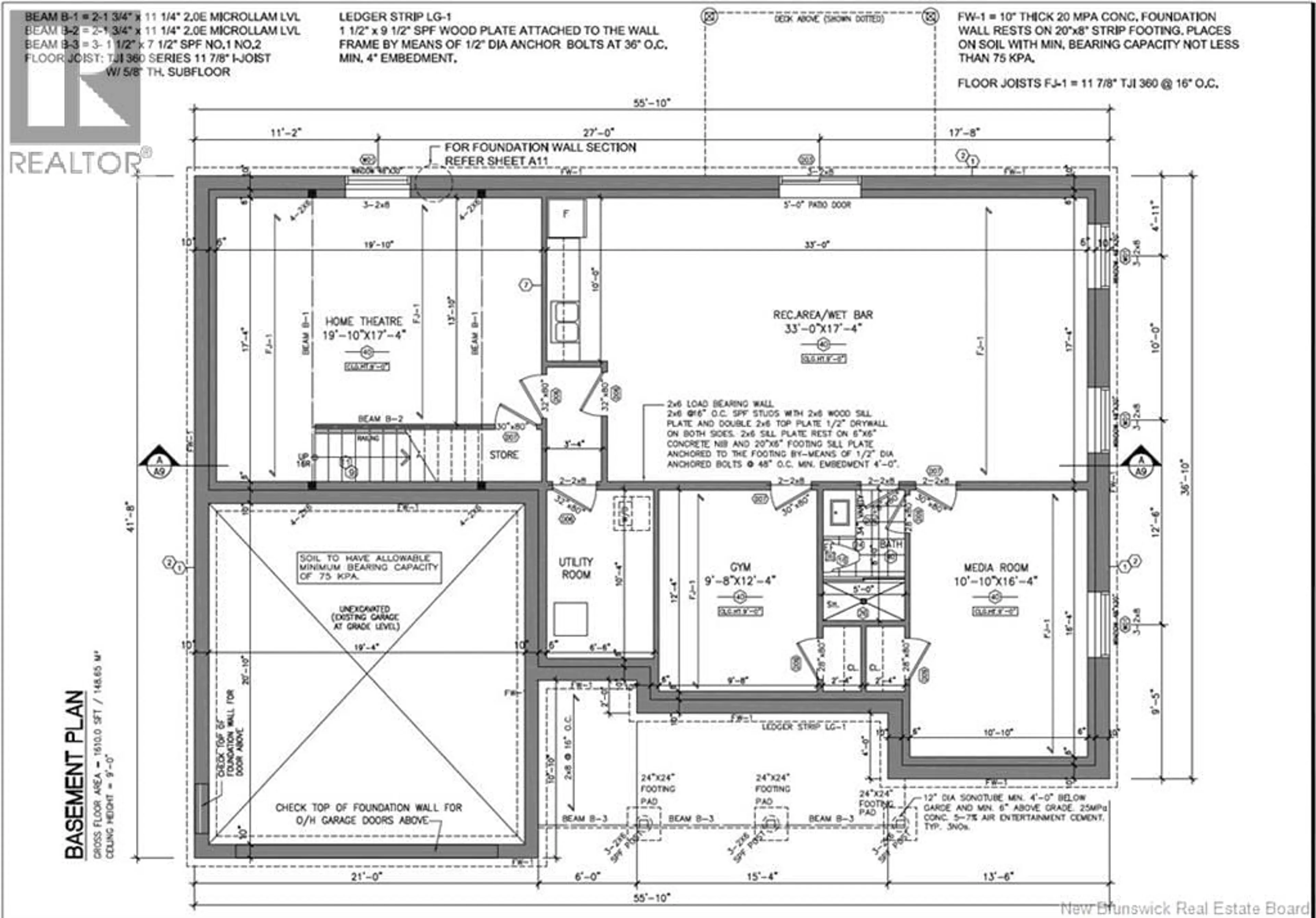 Floor plan for 3 EXECUTIVE DRIVE, Hampton New Brunswick E5N5J7