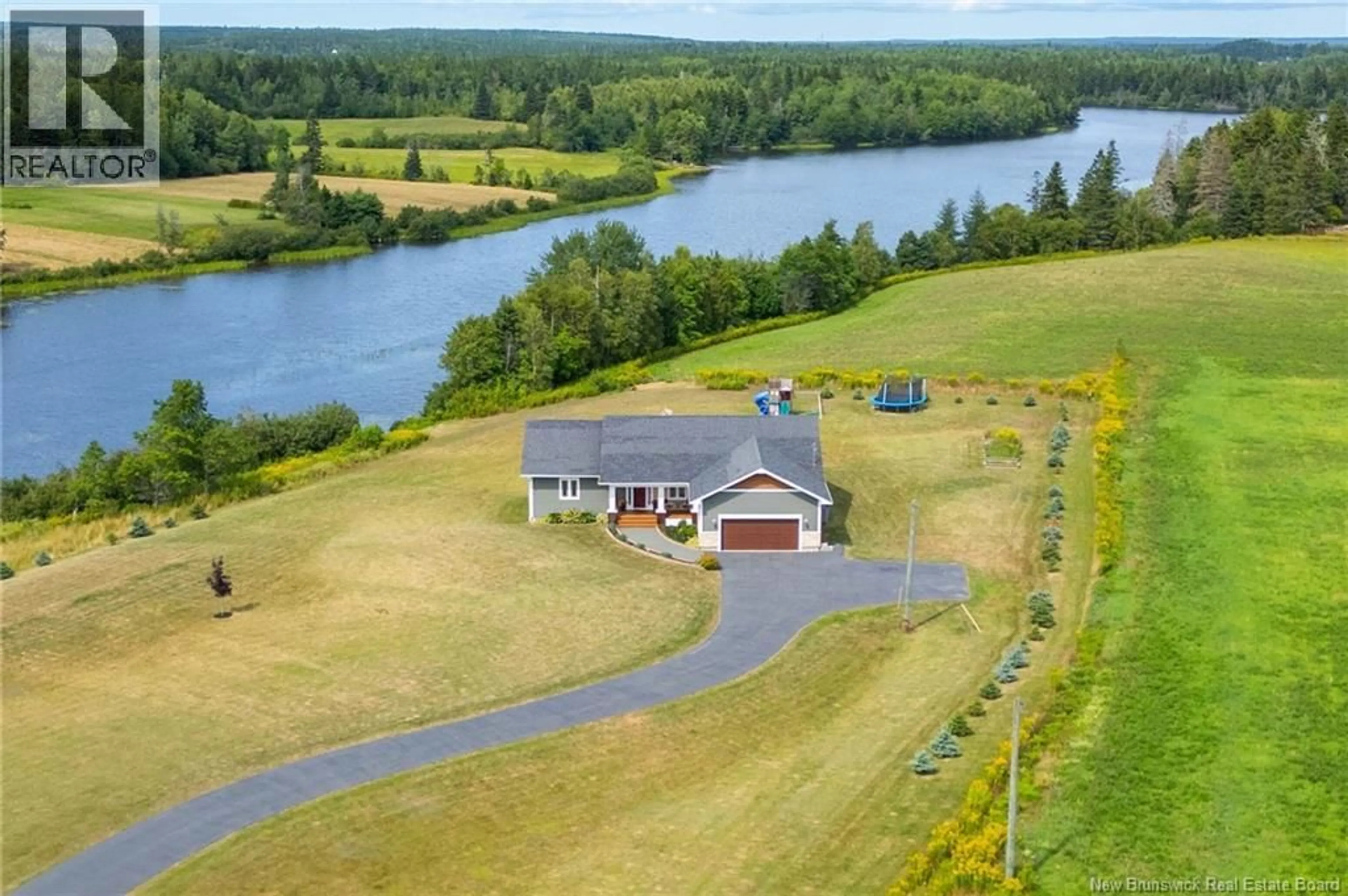 A pic from outside/outdoor area/front of a property/back of a property/a pic from drone, water/lake/river/ocean view for 99 WALKER ROAD, Sackville New Brunswick E4K3K4