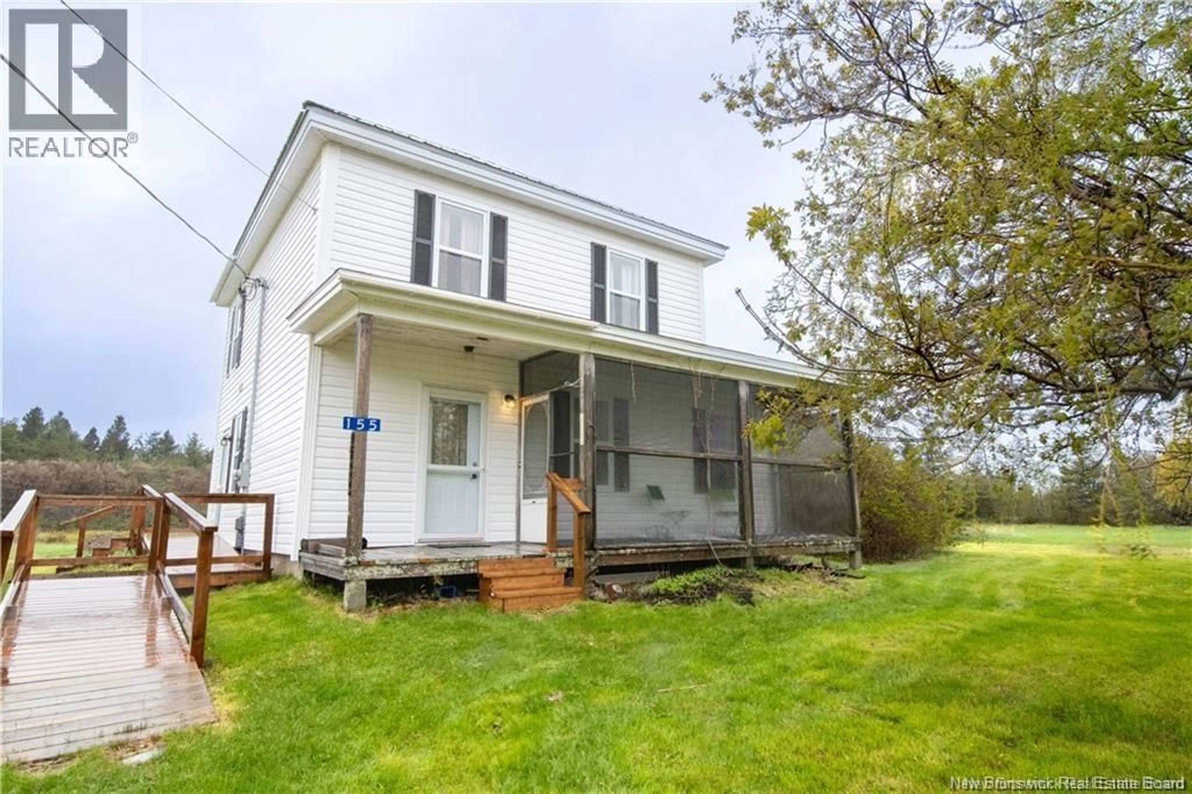 Home with vinyl exterior material, building for 155 HARDWICKE ROAD, Hardwicke New Brunswick E9A1K2