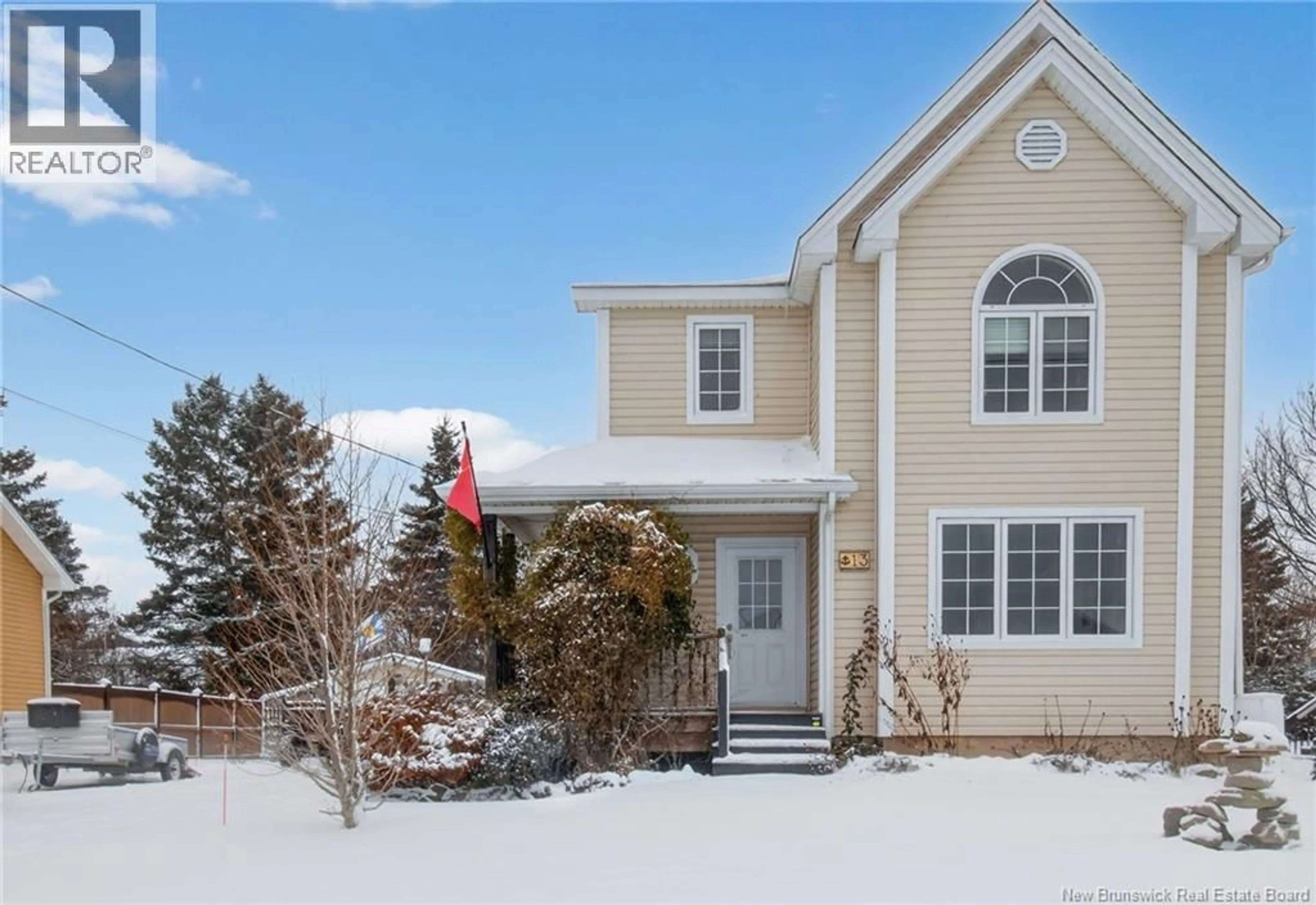 Home with vinyl exterior material, street for 13 SEBASTIEN STREET, Shediac New Brunswick E4P0K7