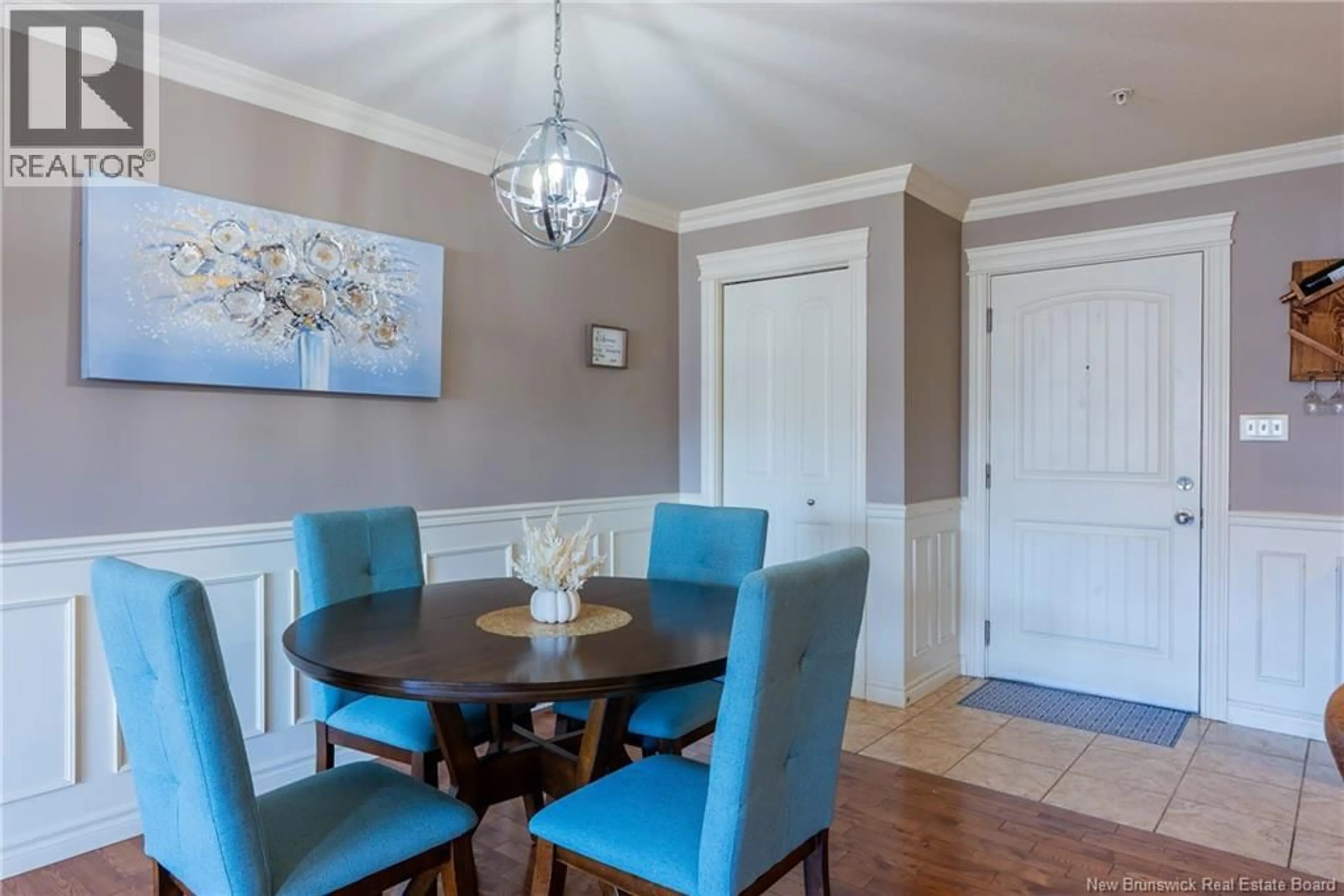 Dining room, wood/laminate floor for 217 - 165 VALCOUR DRIVE, Fredericton New Brunswick E3C0H5