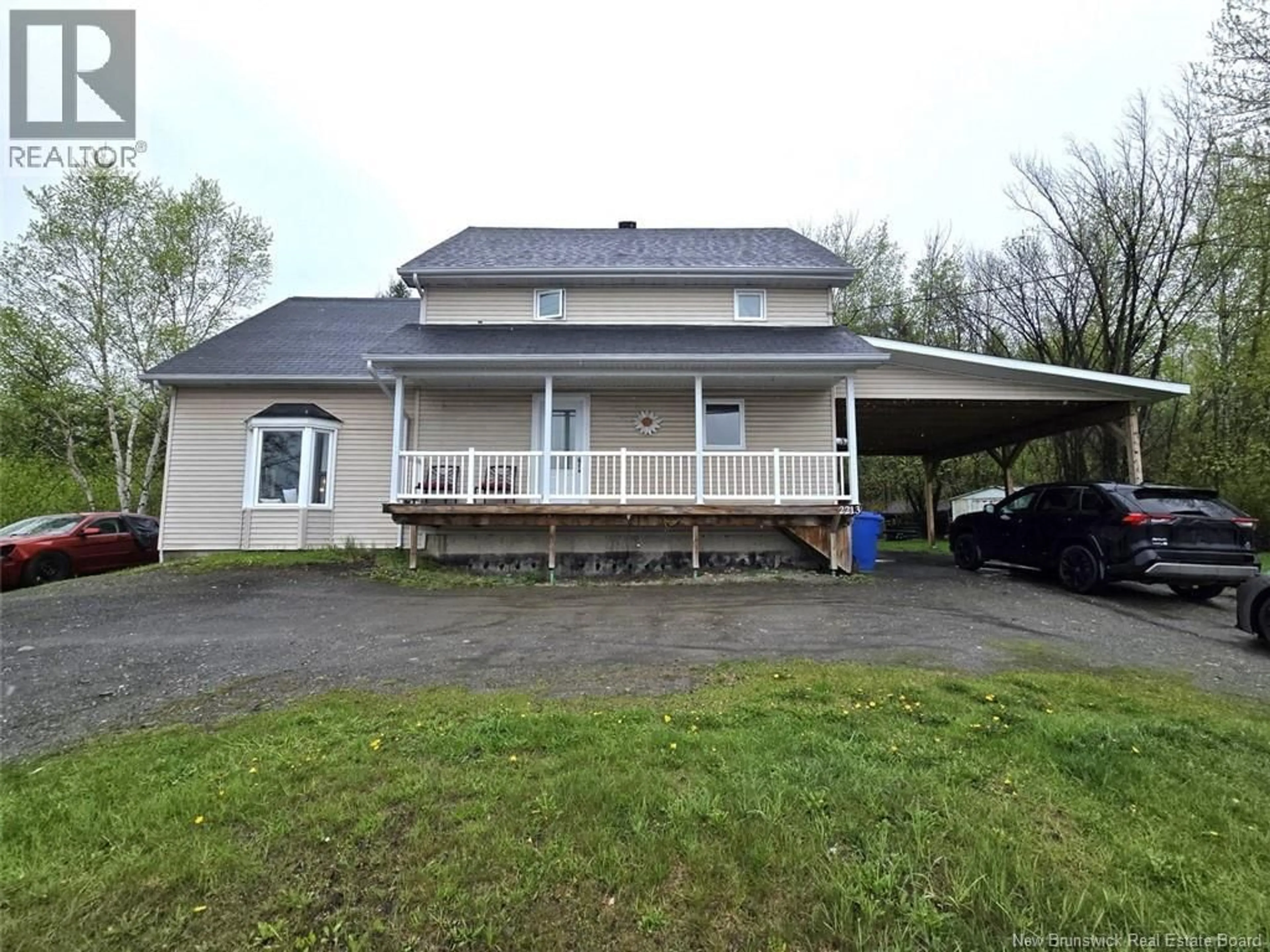 A pic from outside/outdoor area/front of a property/back of a property/a pic from drone, street for 2213 CENTRALE STREET, St-Hilaire New Brunswick E3V4V8