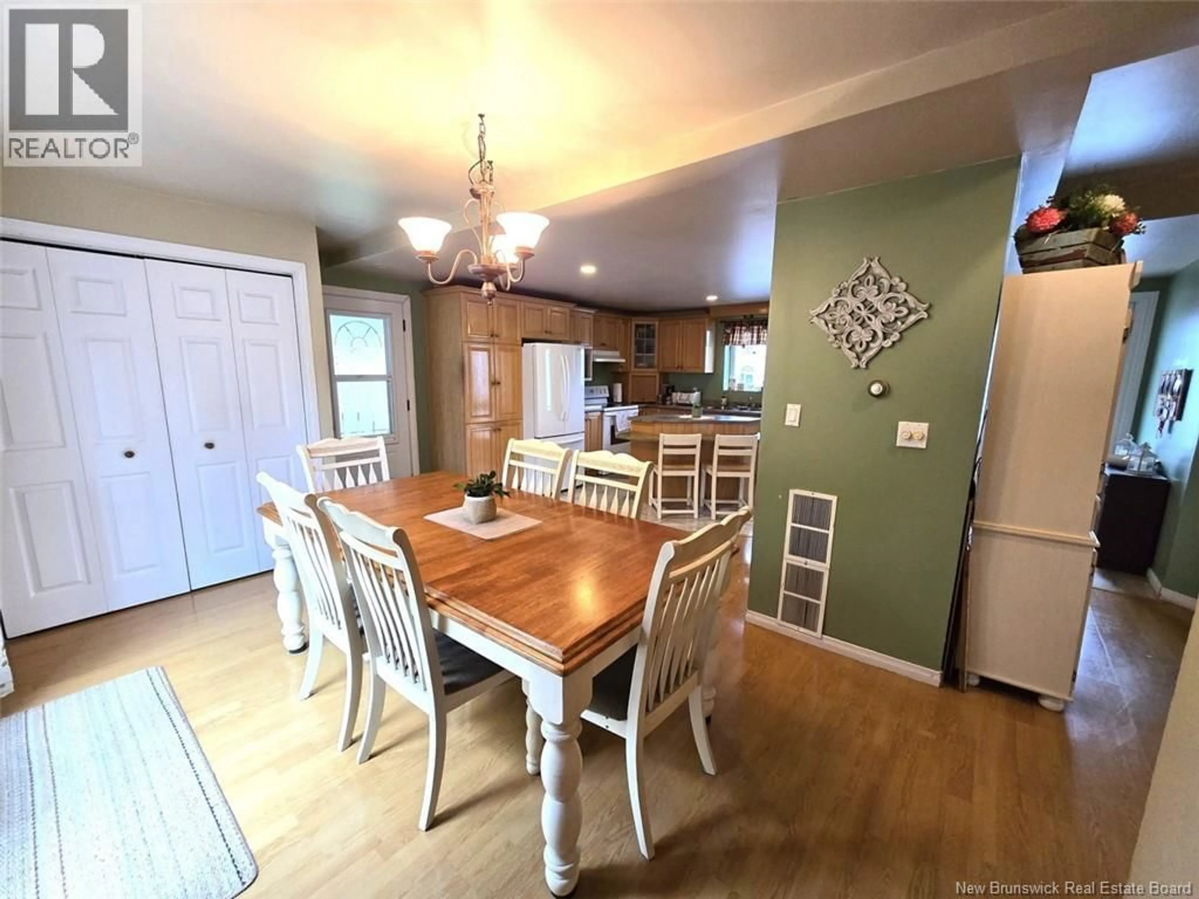 Dining room, wood/laminate floor for 2213 CENTRALE STREET, St-Hilaire New Brunswick E3V4V8