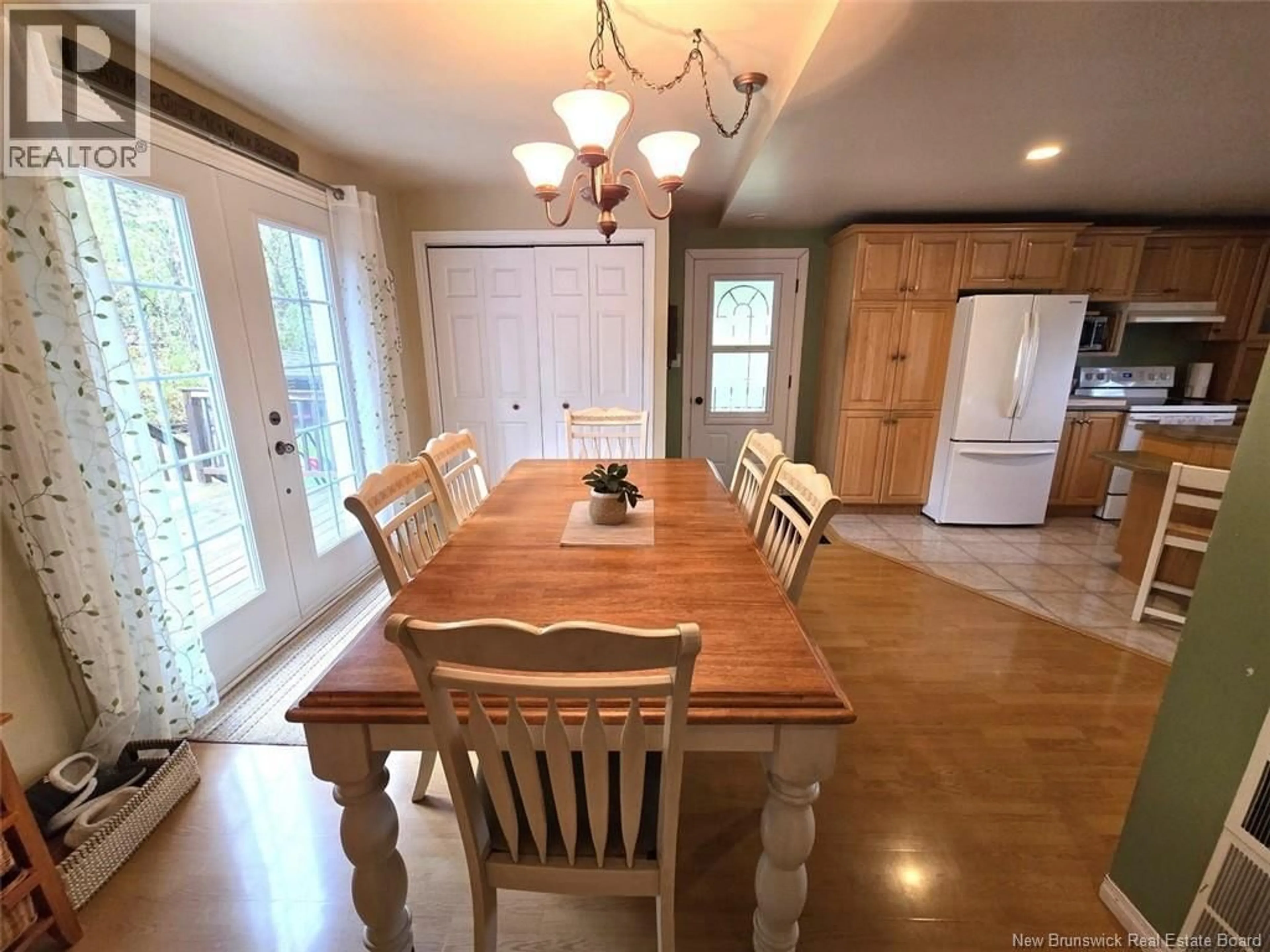 Dining room, wood/laminate floor for 2213 CENTRALE STREET, St-Hilaire New Brunswick E3V4V8