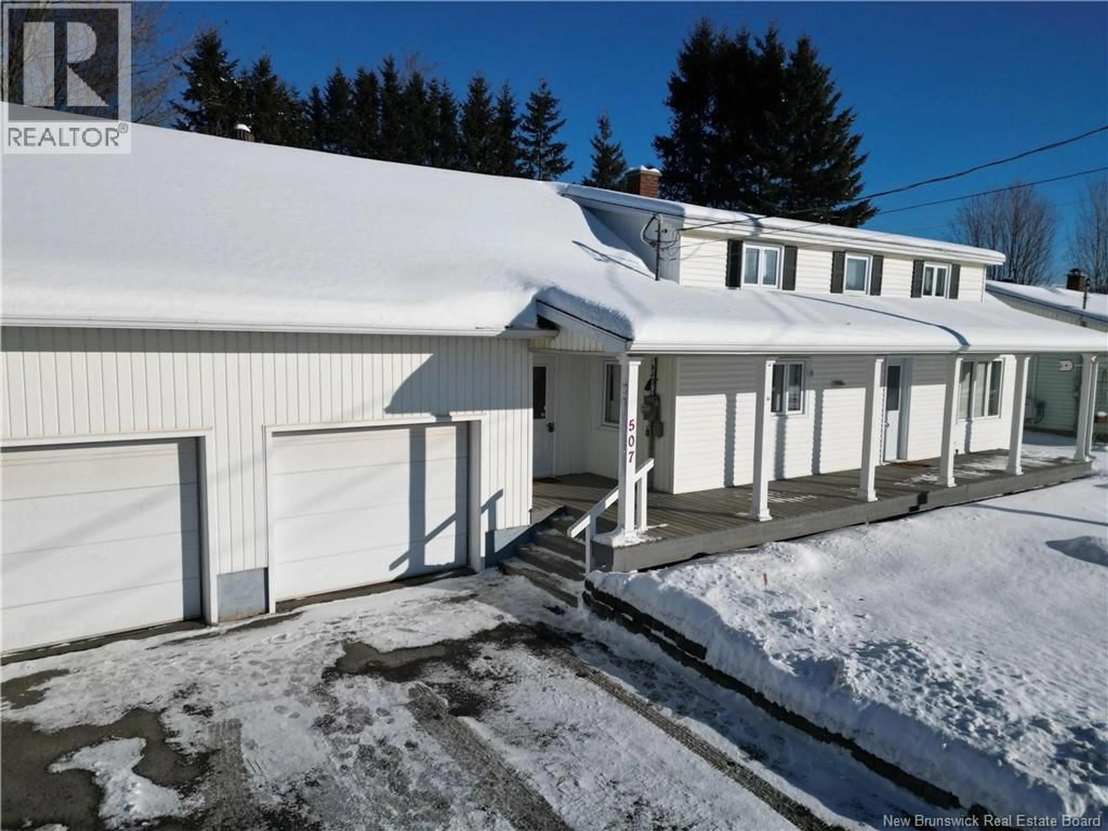 A pic from outside/outdoor area/front of a property/back of a property/a pic from drone, building for 507 TOBIQUE ROAD, Grand-Sault/Grand Falls New Brunswick E3Y1B5