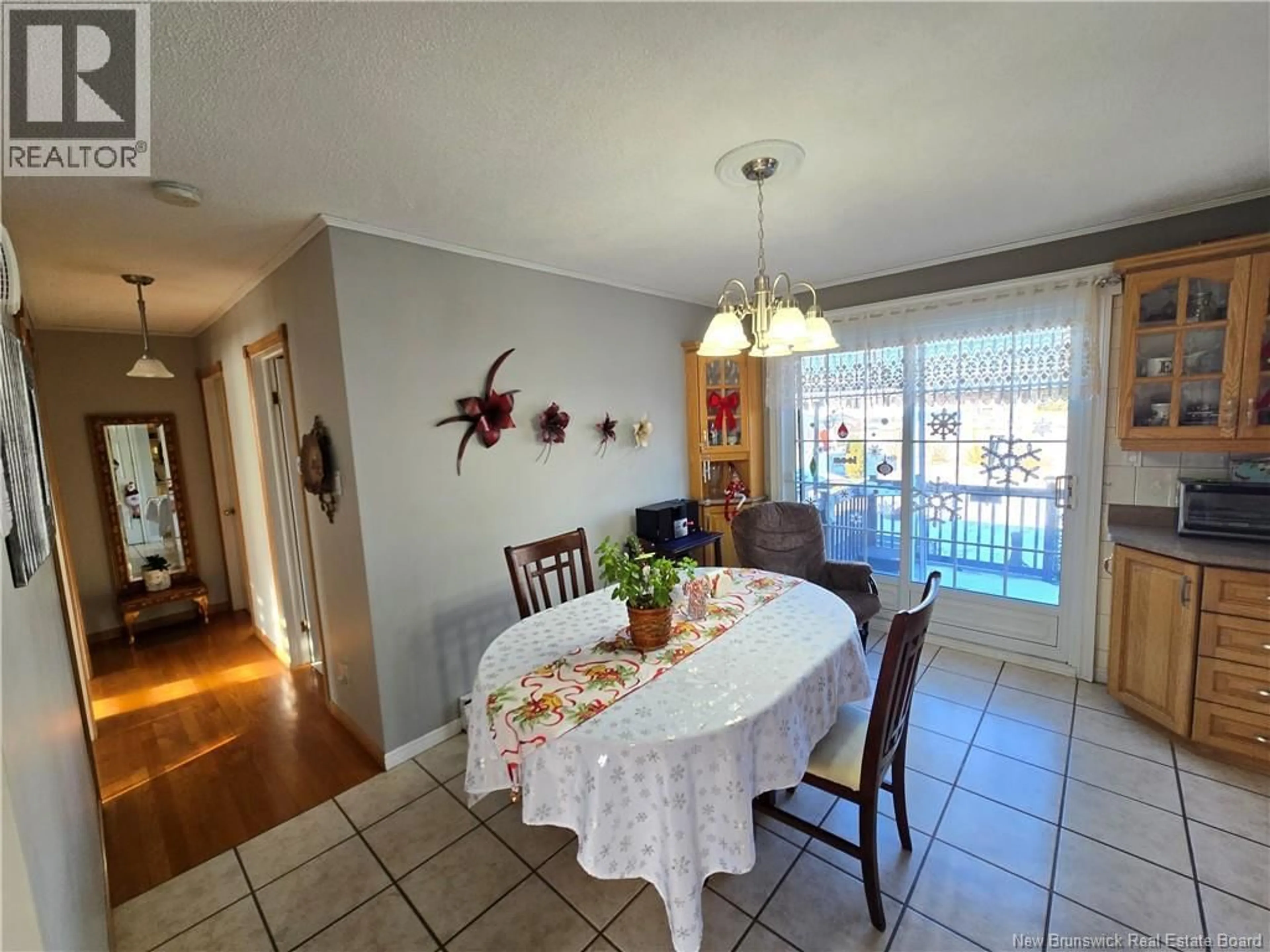 Dining room, ceramic/tile floor for 210 FRANCINE, Beresford New Brunswick E8K1N8