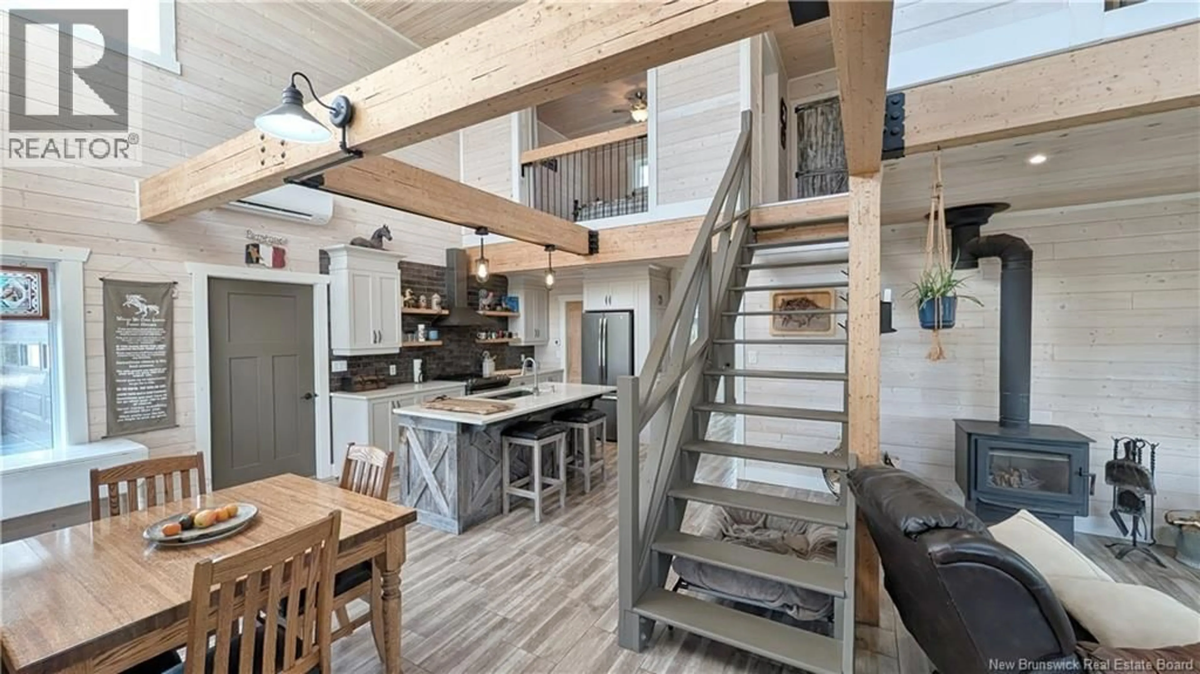 Open concept kitchen, unknown for 921 RUE PINET STREET, Bertrand New Brunswick E1W1L8