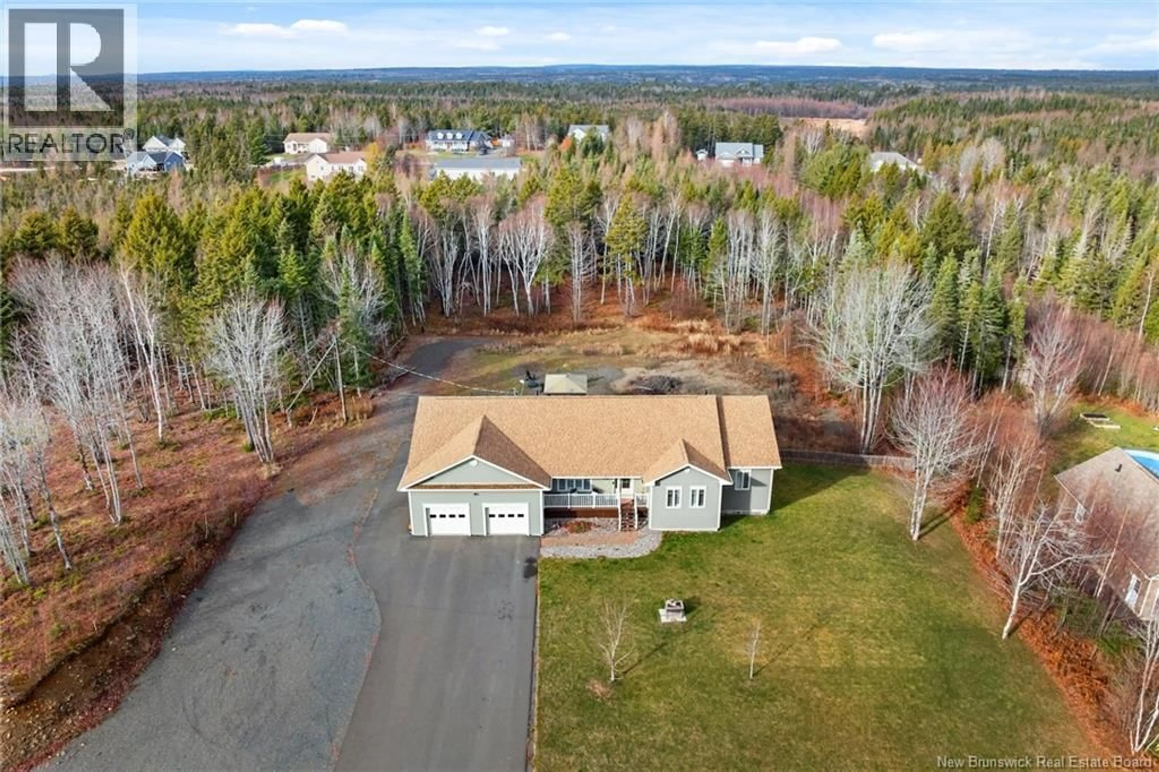 A pic from outside/outdoor area/front of a property/back of a property/a pic from drone, unknown for 26 DECLARATION DRIVE, Killarney Road New Brunswick E3G0B4