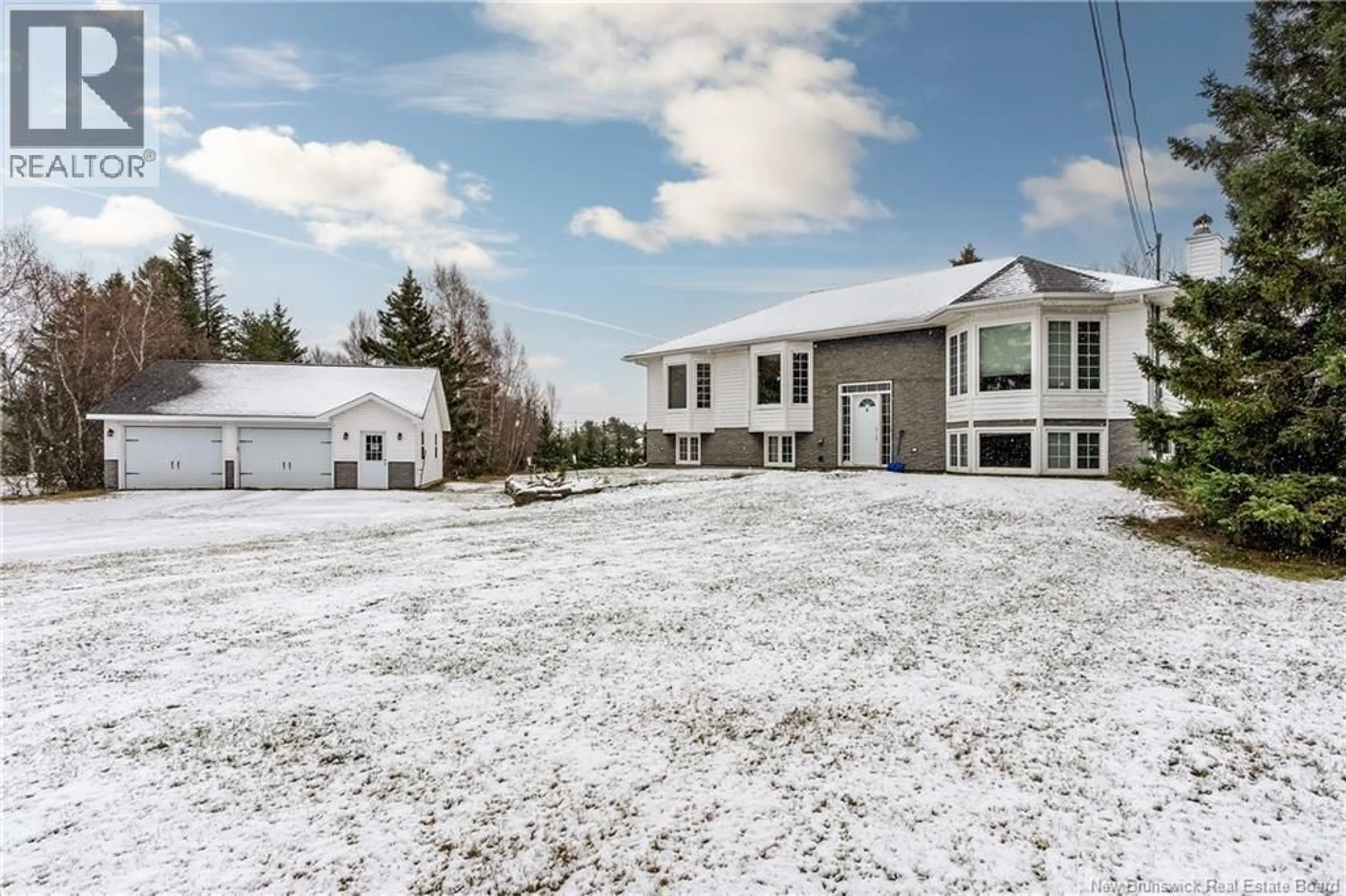 A pic from outside/outdoor area/front of a property/back of a property/a pic from drone, unknown for 21 DES PERDRIX COURT, Barachois New Brunswick E4P7H6