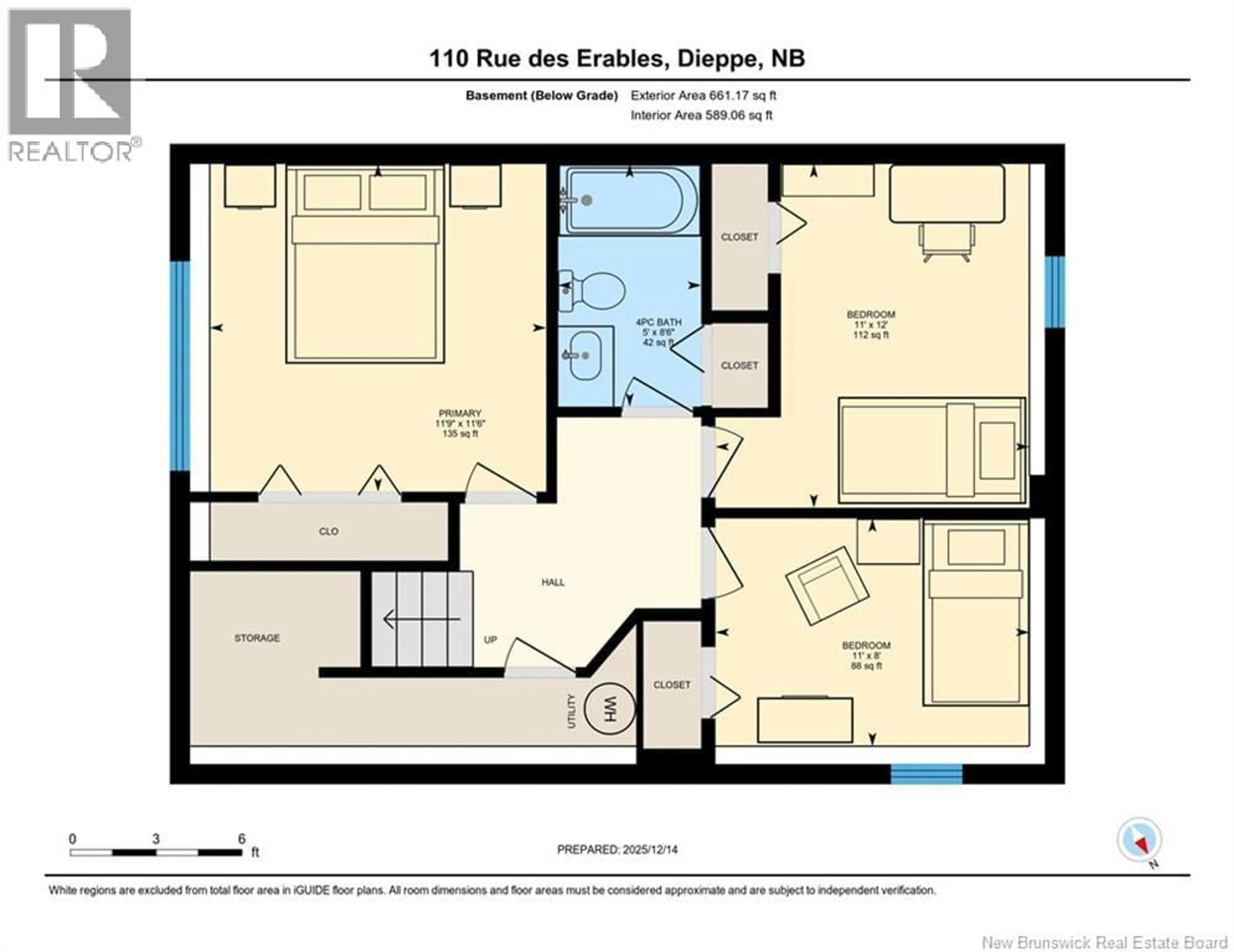 Floor plan for 110 DES ERABLES, Dieppe New Brunswick E1A9B2