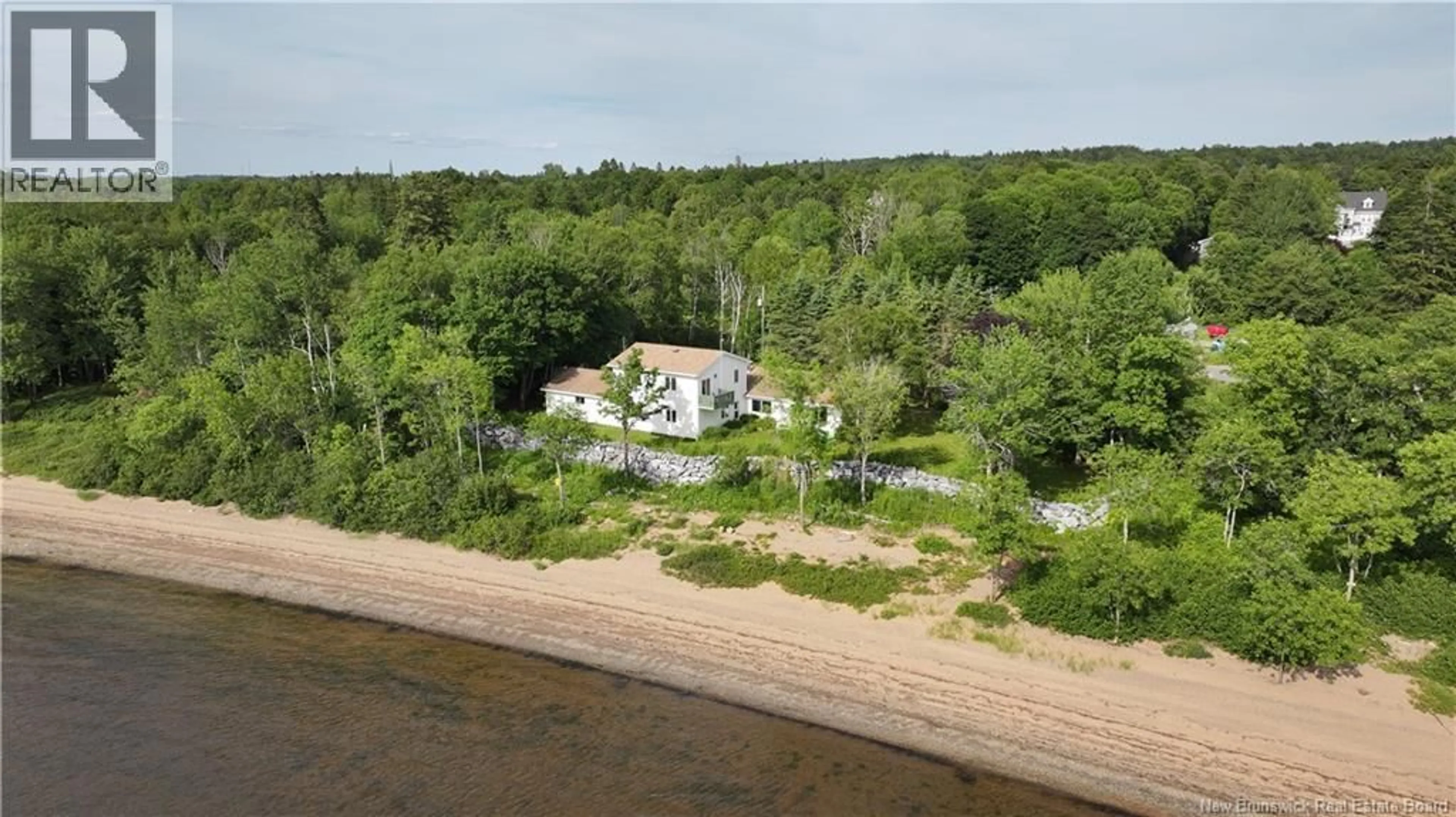 A pic from outside/outdoor area/front of a property/back of a property/a pic from drone, water/lake/river/ocean view for 8 TENNIS COURT ROAD, Rothesay New Brunswick E2E5W4