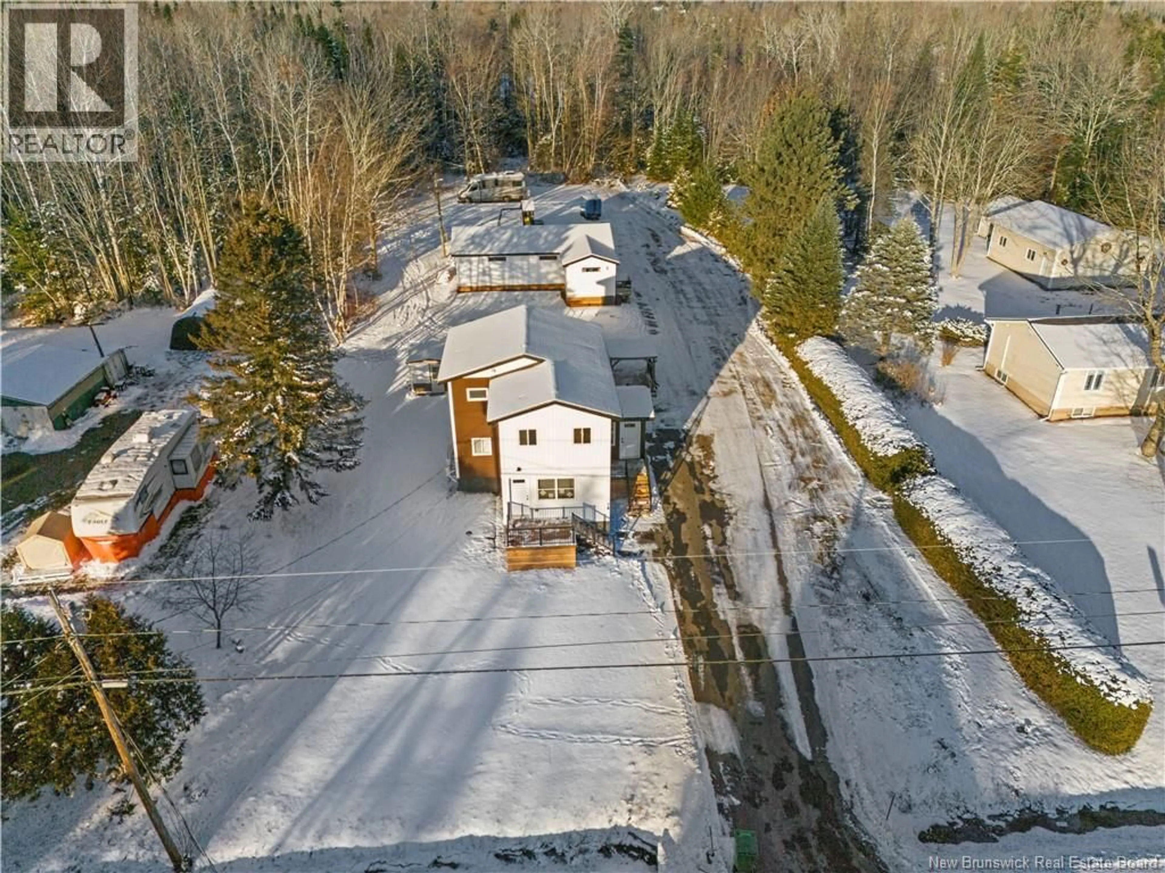 A pic from outside/outdoor area/front of a property/back of a property/a pic from drone, street for 18 SMITH ROAD, Geary New Brunswick E2V3V2