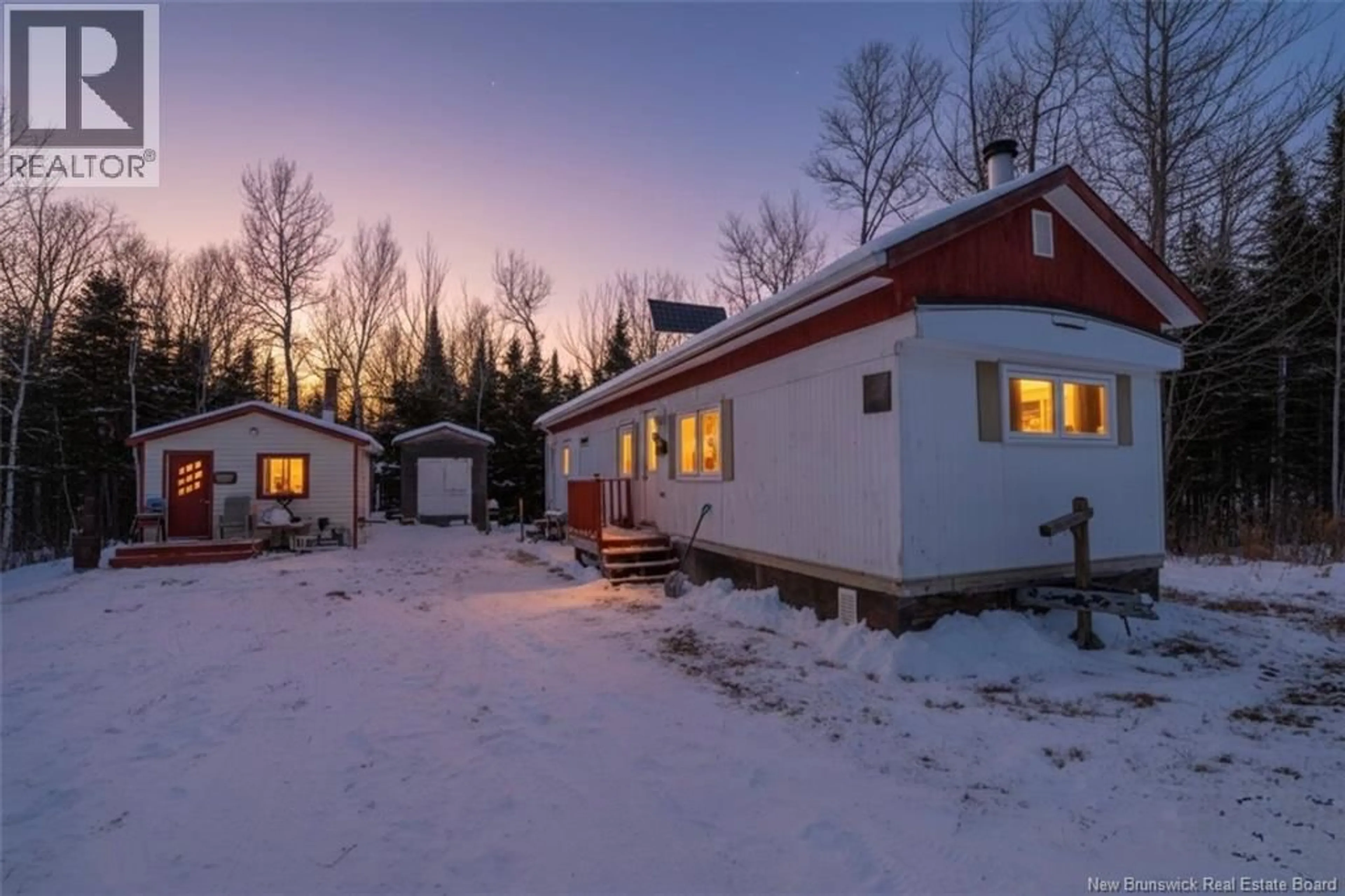 A pic from outside/outdoor area/front of a property/back of a property/a pic from drone, building for 223 CHEMIN BOUDREAU, Sormany New Brunswick E8K0C7