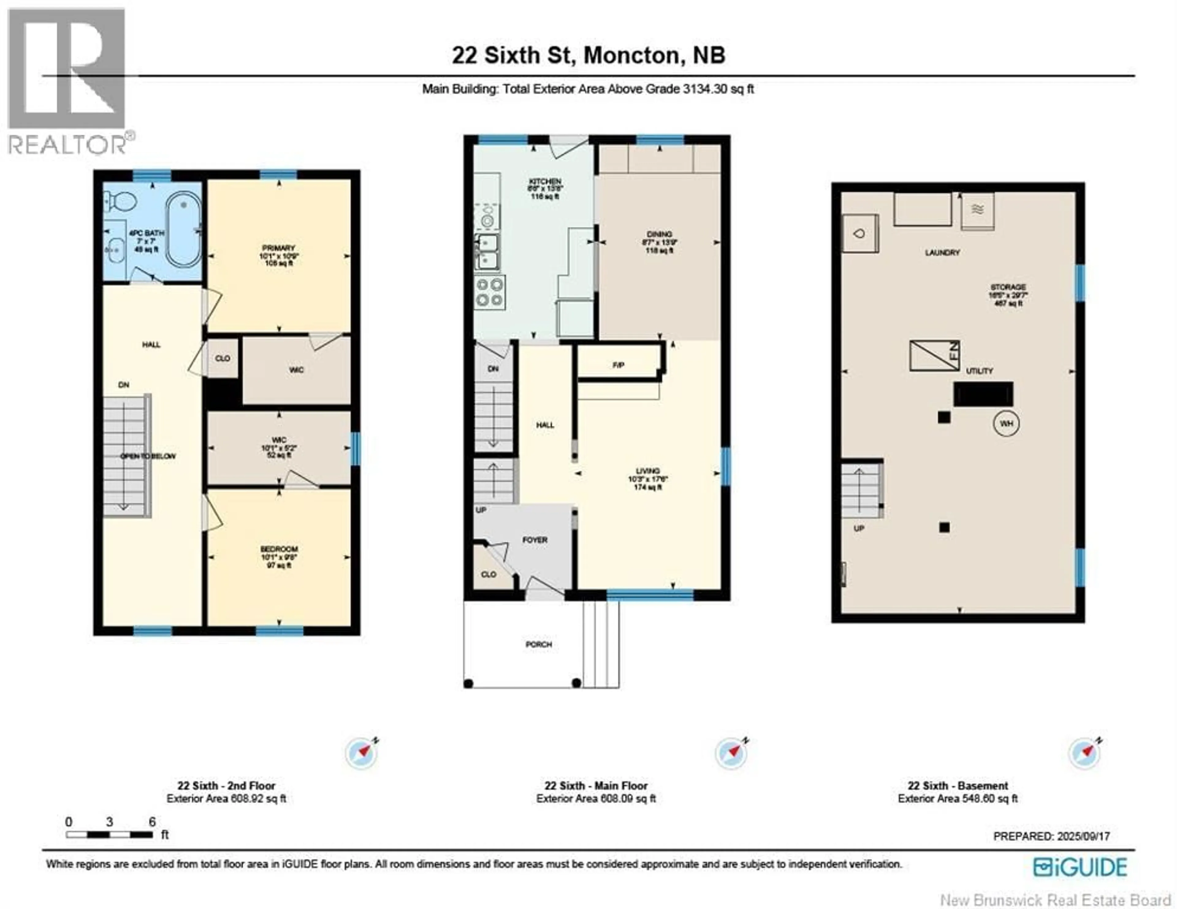 Floor plan for 20-22 SIXTH STREET, Moncton New Brunswick E1E3G6