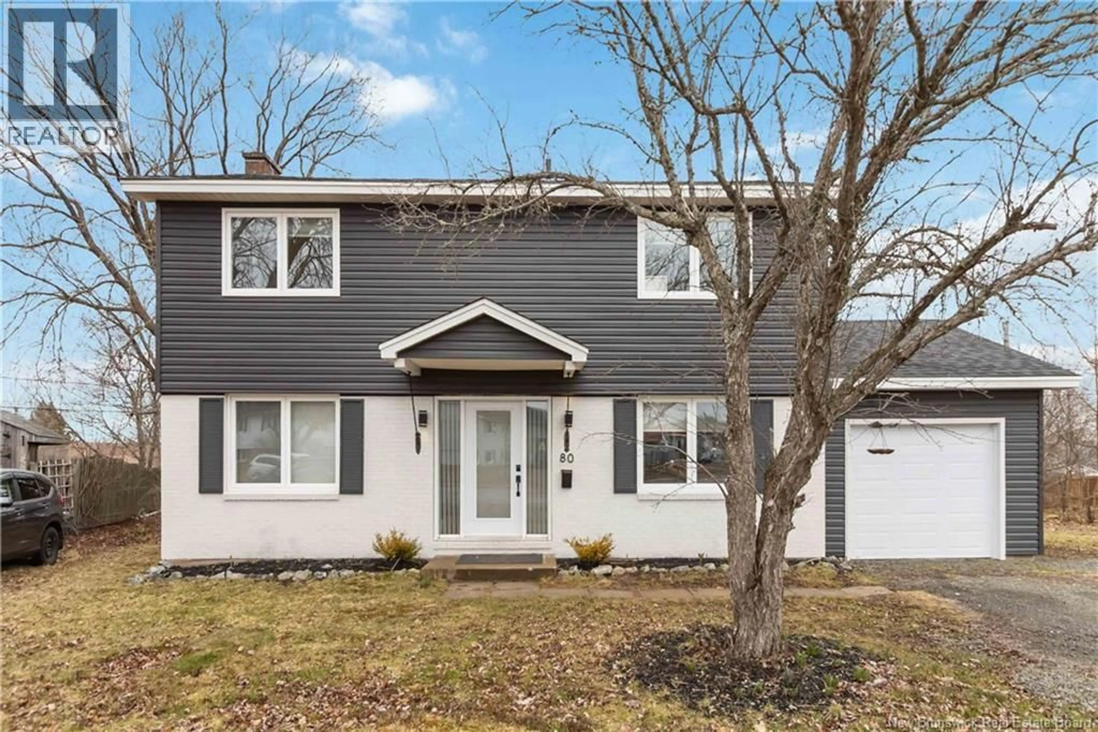 Home with vinyl exterior material, street for 80 EALEY, Riverview New Brunswick E1B1E8