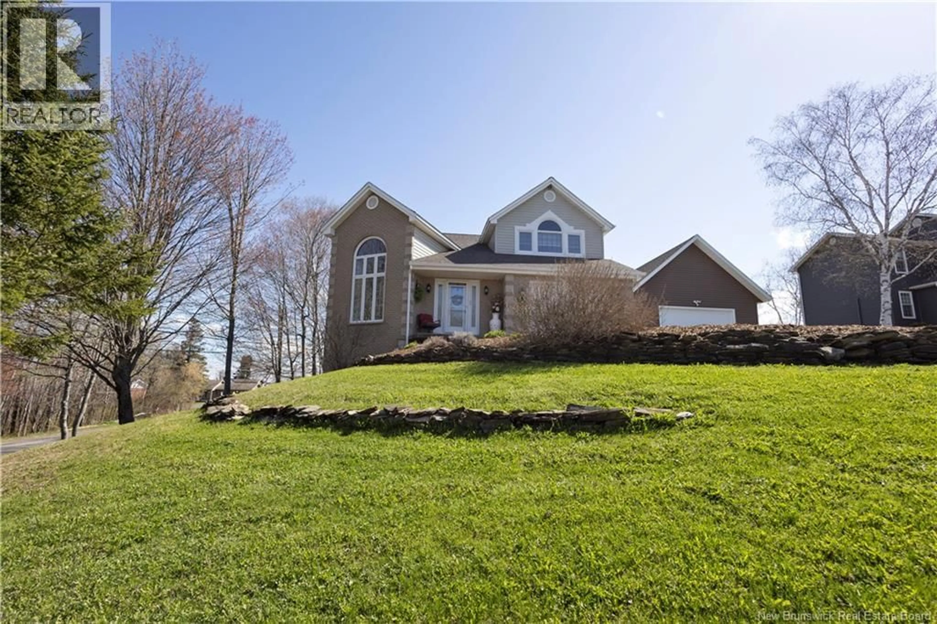 A pic from outside/outdoor area/front of a property/back of a property/a pic from drone, water/lake/river/ocean view for 200 ST-AMAND STREET, Grand Falls New Brunswick E3Y1C8