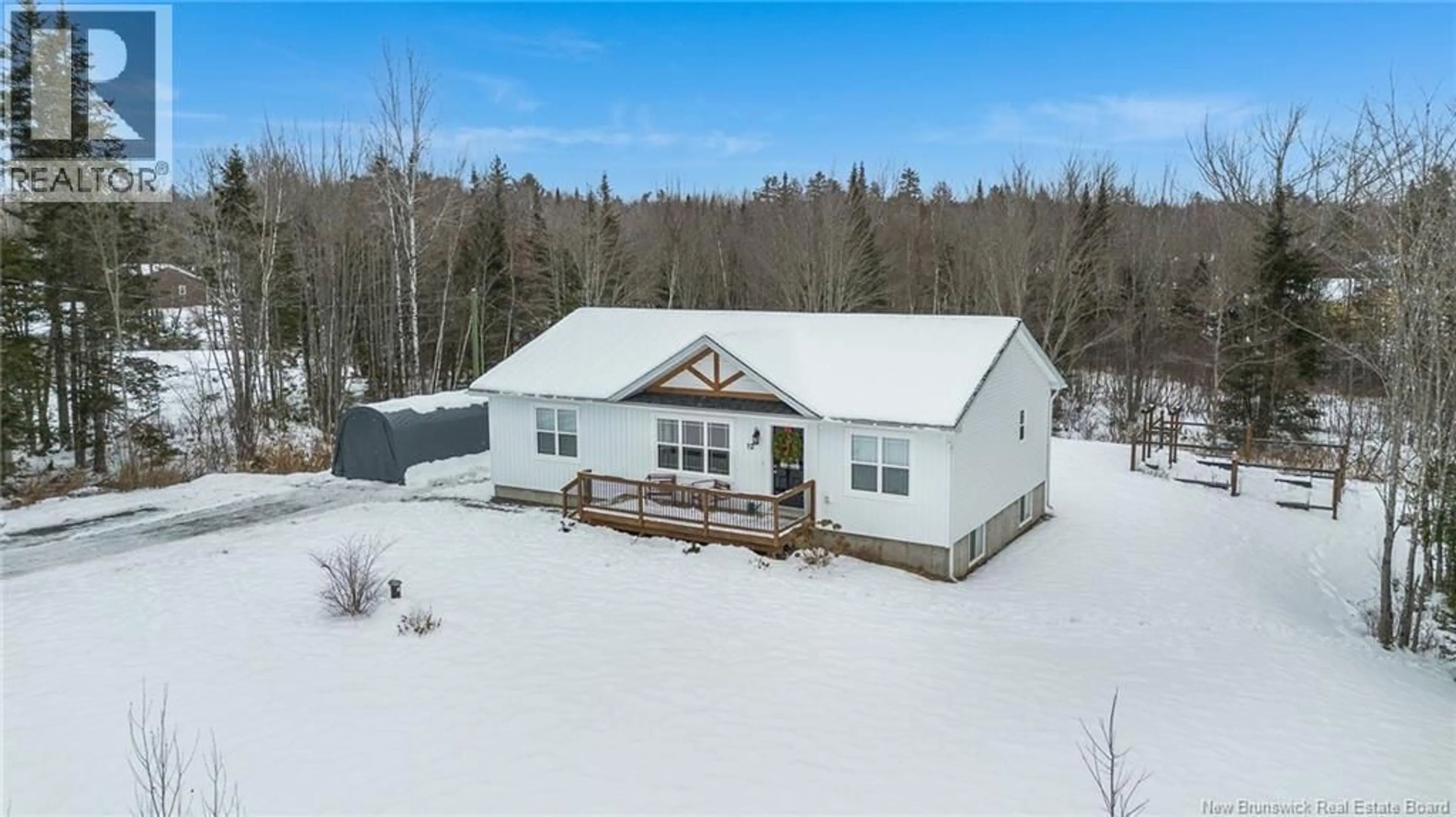 A pic from outside/outdoor area/front of a property/back of a property/a pic from drone, unknown for 12 BEAUMONT HAMEL ROAD DRIVE, Rusagonis New Brunswick E3B0W8