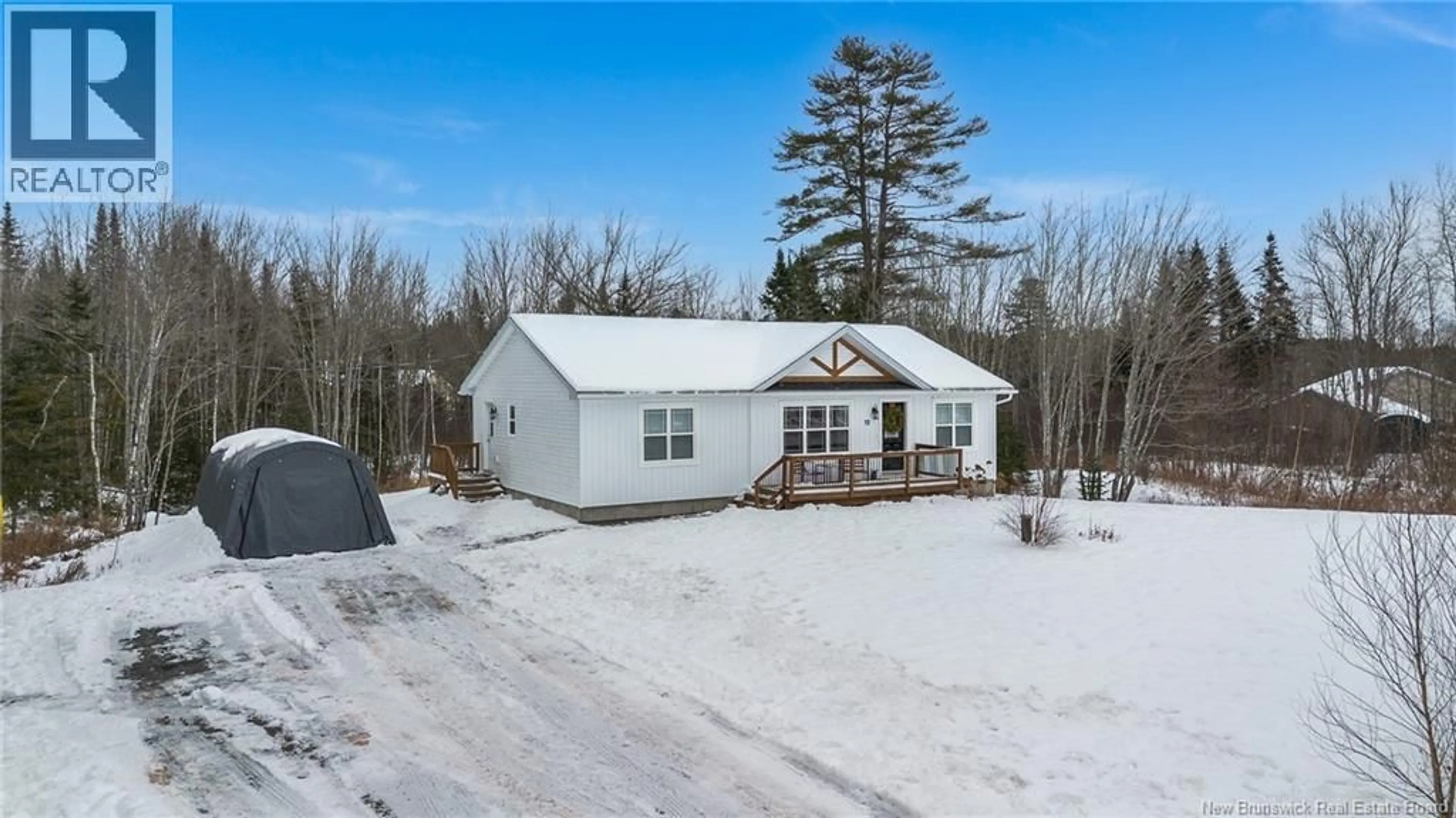 A pic from outside/outdoor area/front of a property/back of a property/a pic from drone, unknown for 12 BEAUMONT HAMEL ROAD DRIVE, Rusagonis New Brunswick E3B0W8