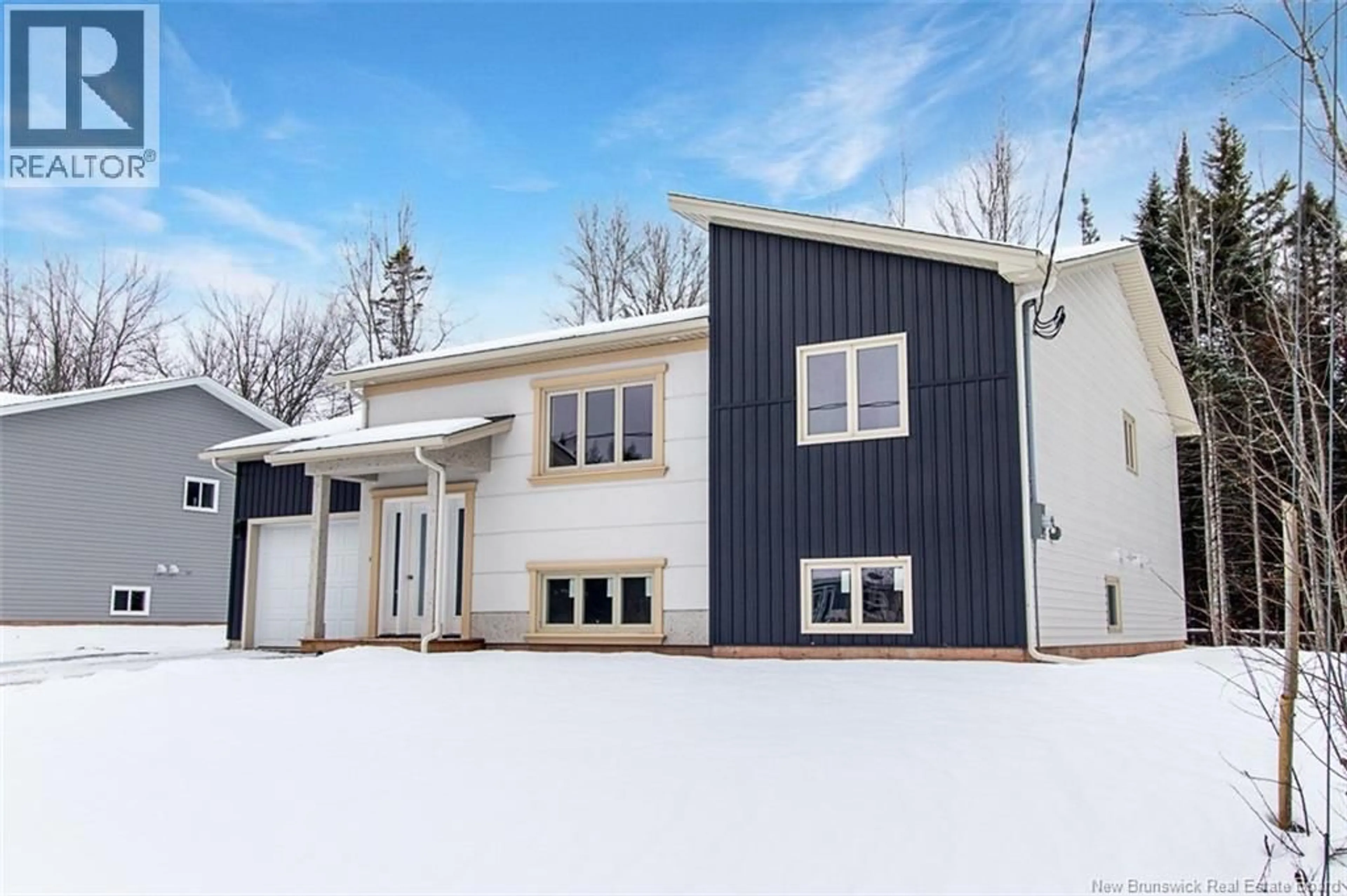 Home with vinyl exterior material, street for 38 MILLER AVENUE, Salisbury New Brunswick E4J2N1