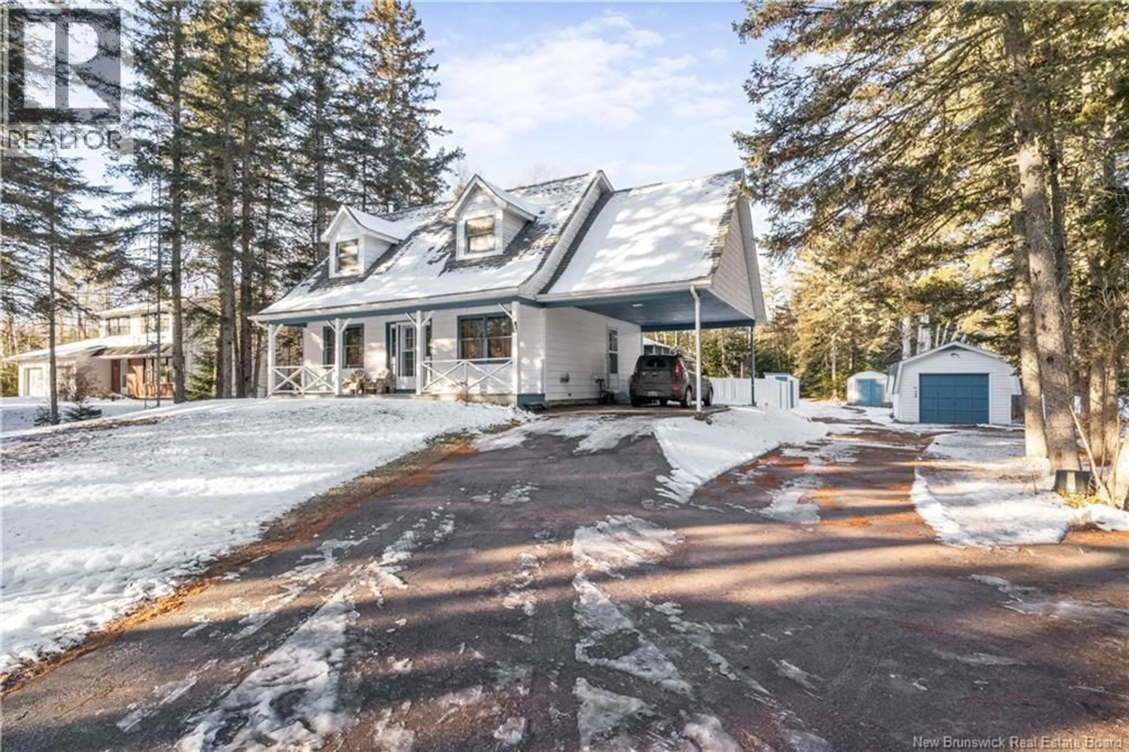 A pic from outside/outdoor area/front of a property/back of a property/a pic from drone, street for 730 SAINT-CHARLES SUD, Saint-Charles New Brunswick E4W4X7