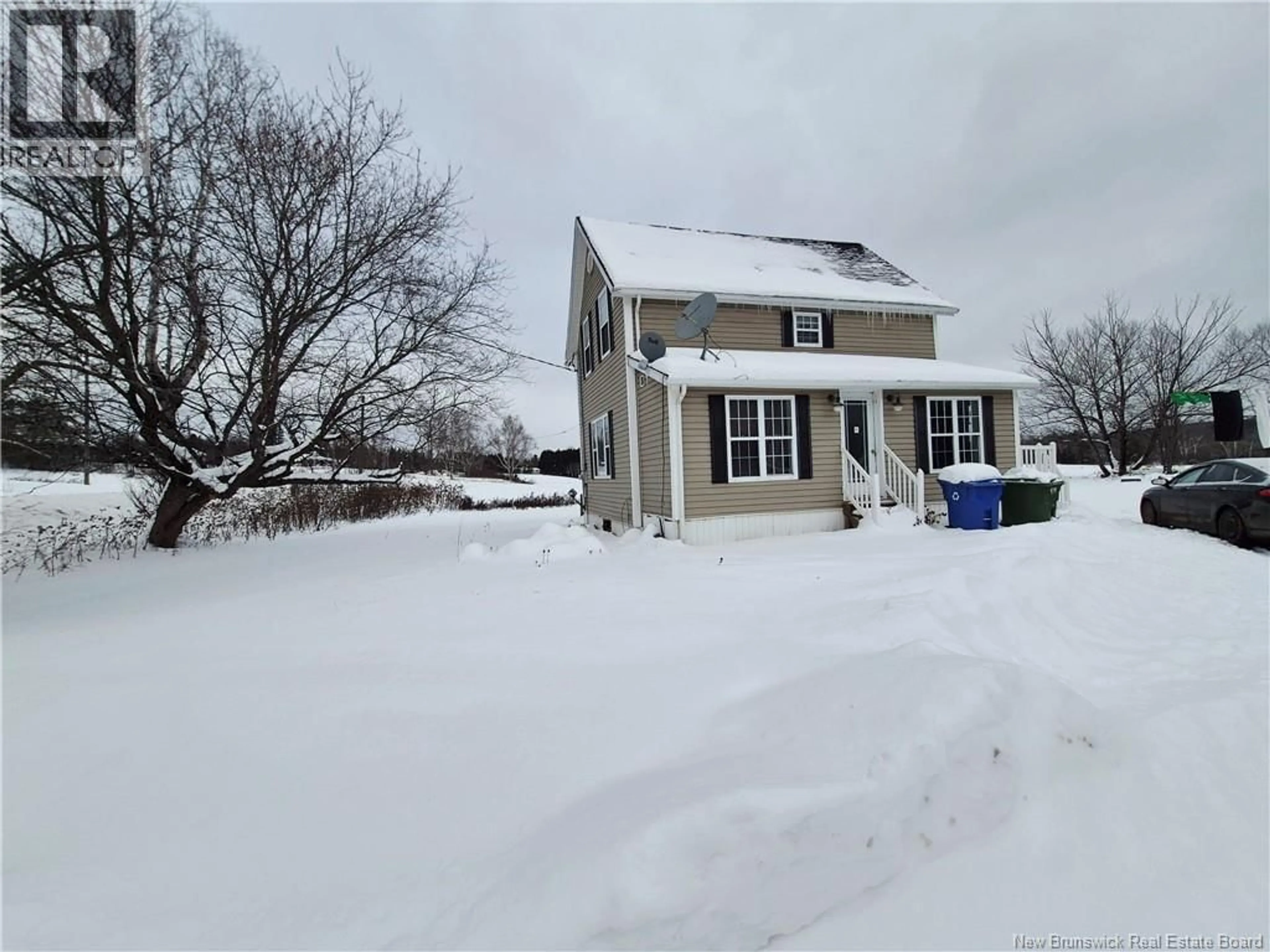 A pic from outside/outdoor area/front of a property/back of a property/a pic from drone, street for 2896 ROUTE 109, Three Brooks New Brunswick E7G2W4