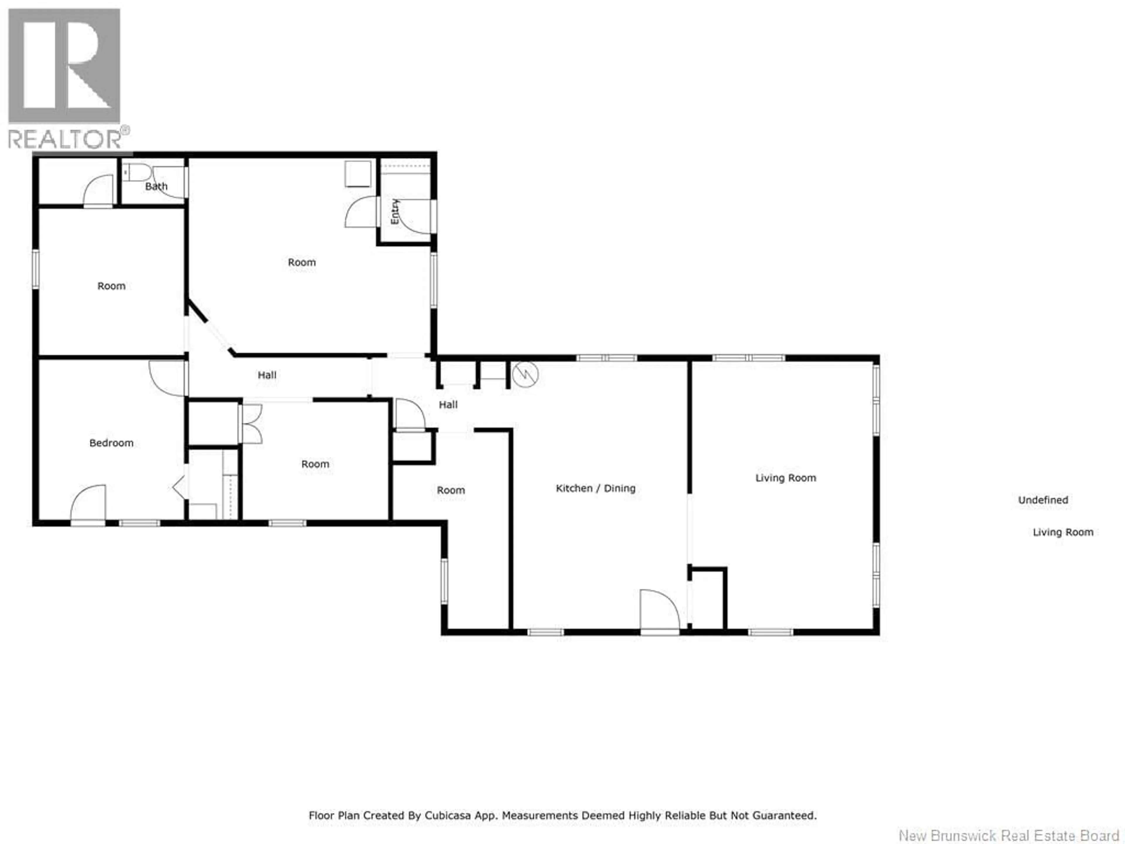 Floor plan for 3787 MAIN, Belledune New Brunswick E8G2K2