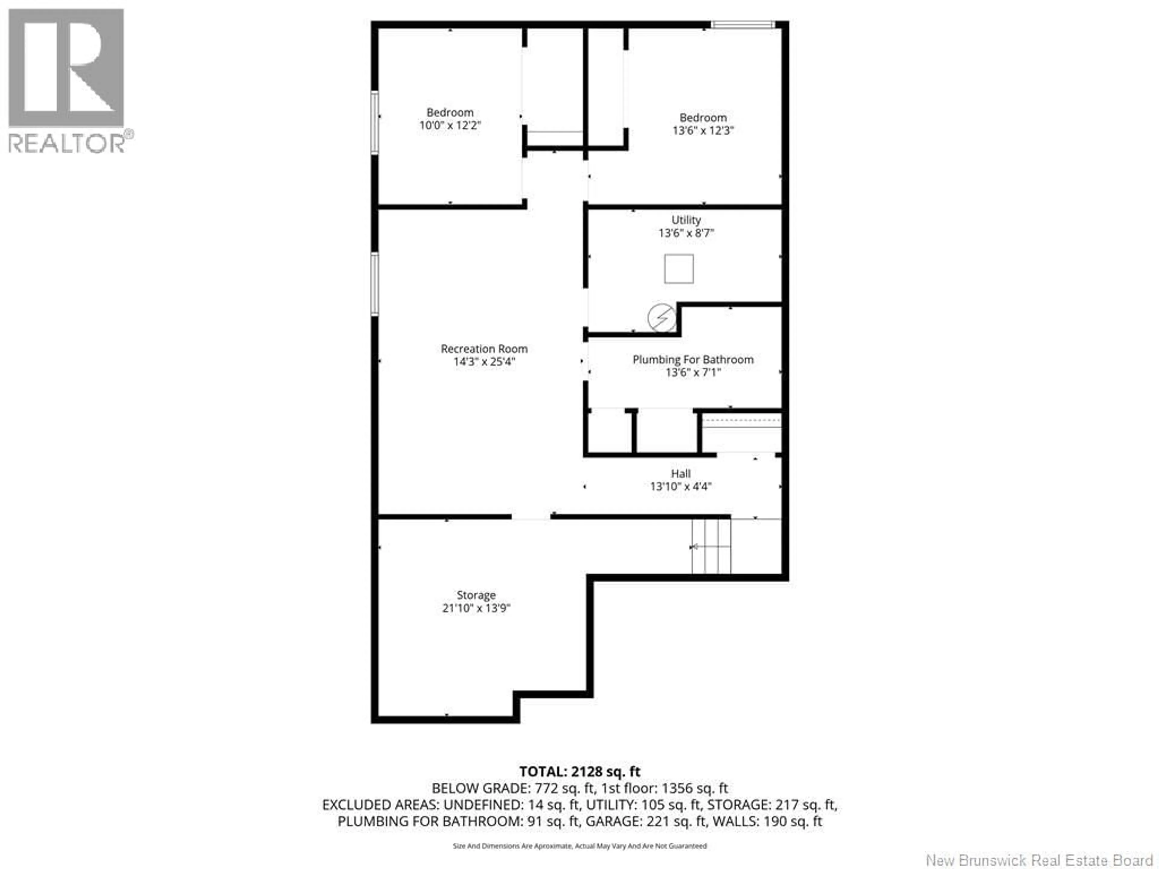 Floor plan for 25 VERTE, Moncton New Brunswick E1A8Y8