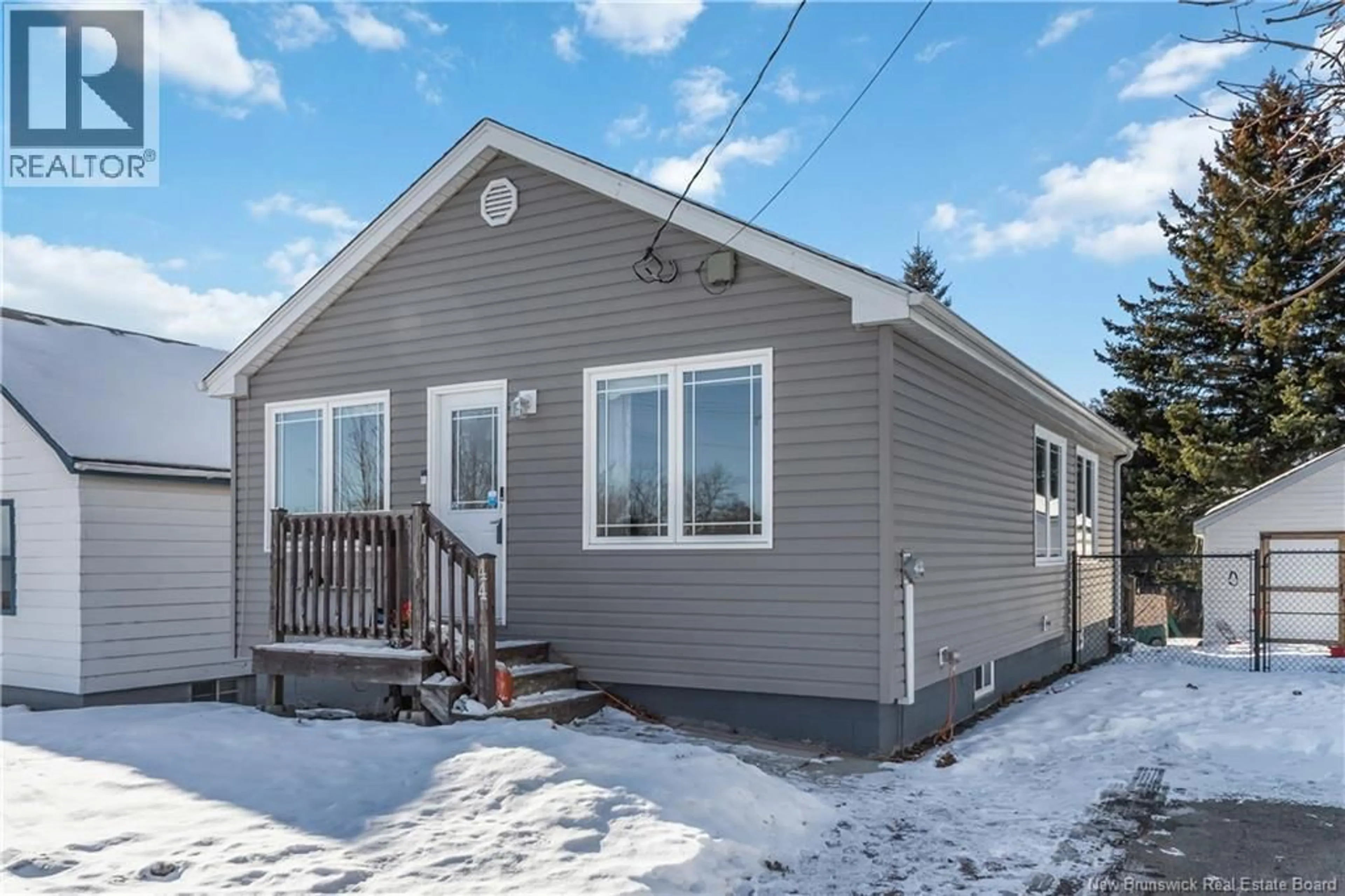 Home with vinyl exterior material, street for 44 BARNABY STREET, Moncton New Brunswick E1A4G5