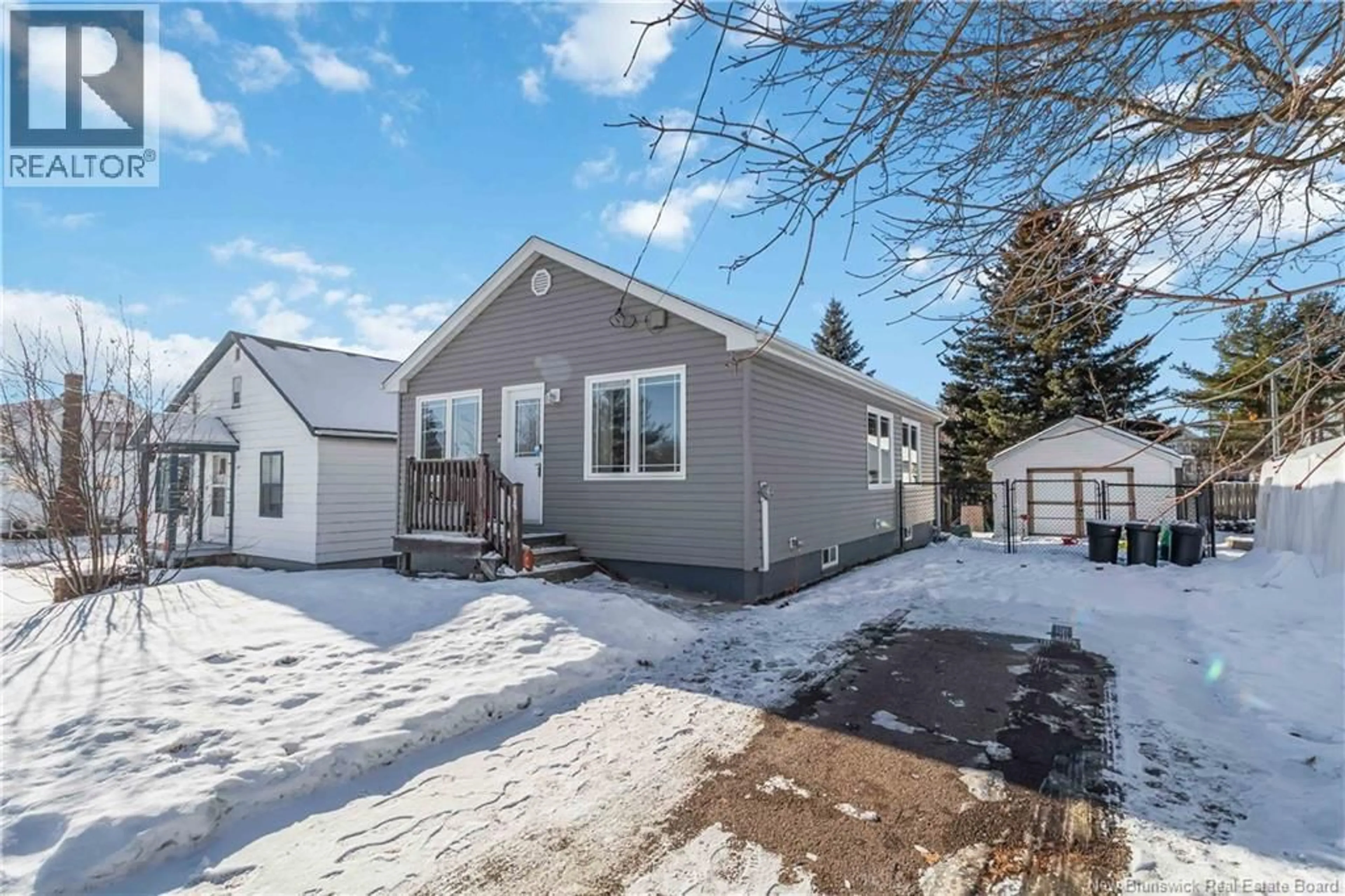 Home with vinyl exterior material, street for 44 BARNABY STREET, Moncton New Brunswick E1A4G5